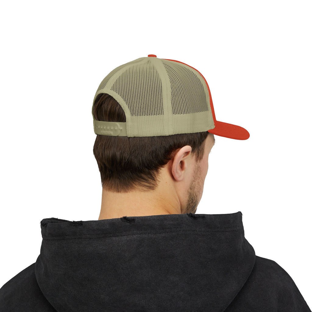 SEYJAM Embroidered Vintage Mesh Snapback Hat