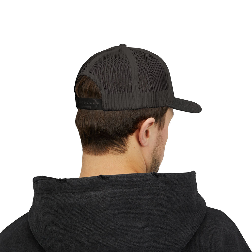 SEYJAM Embroidered Vintage Mesh Snapback Hat
