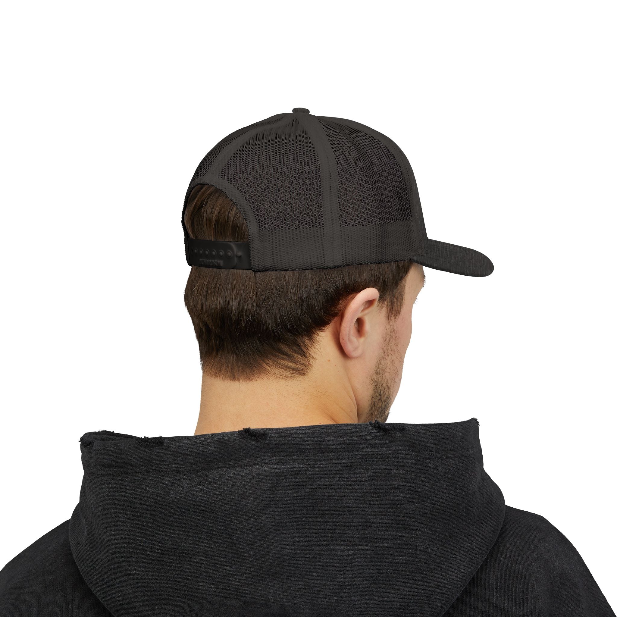 SEYJAM Embroidered Vintage Mesh Snapback Hat