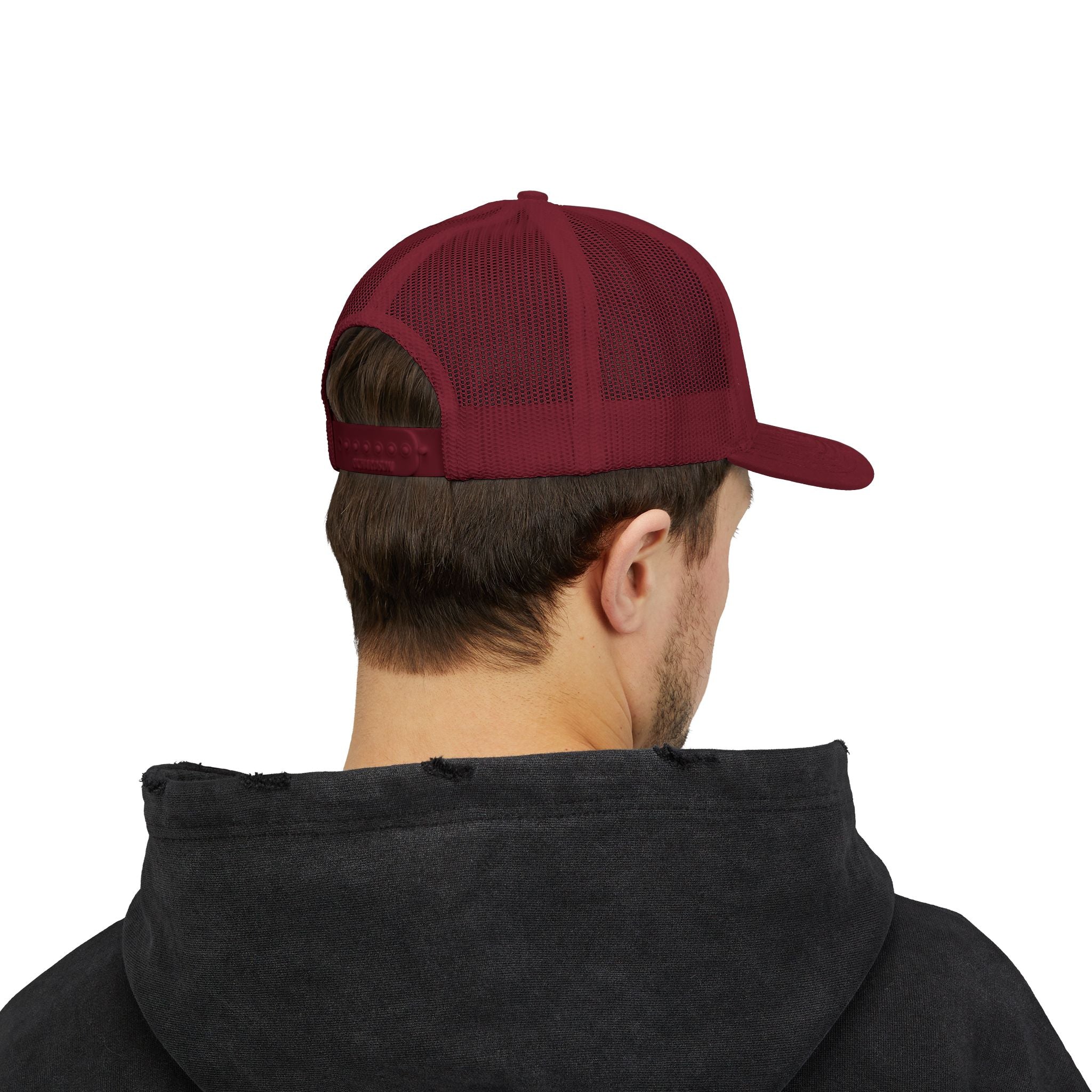 SEYJAM Embroidered Vintage Mesh Snapback Hat