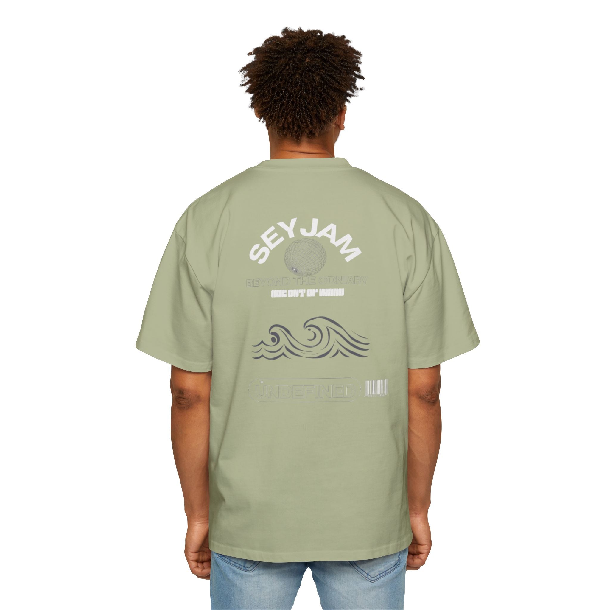 SEYJAM Oversized Wave Graphic Tee