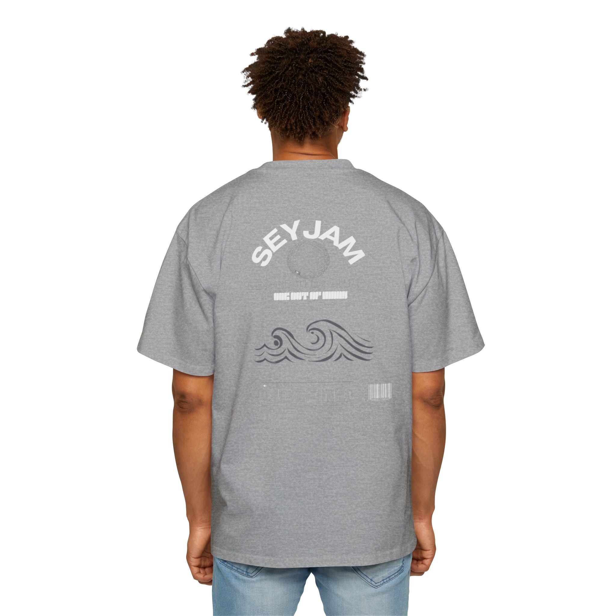 SEYJAM Oversized Wave Graphic Tee