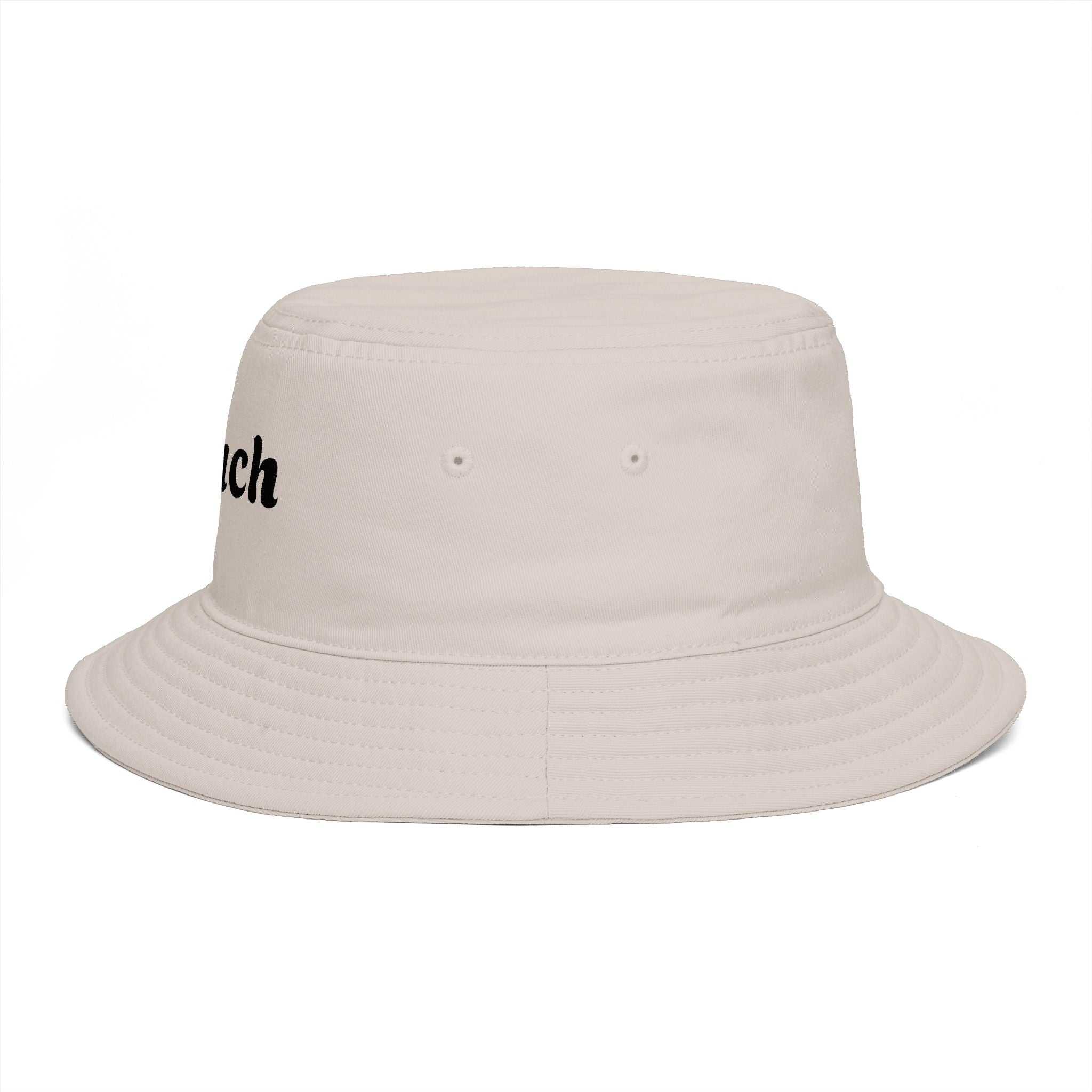 Beach Bucket Hat — Retro Script Summer Sun Hat