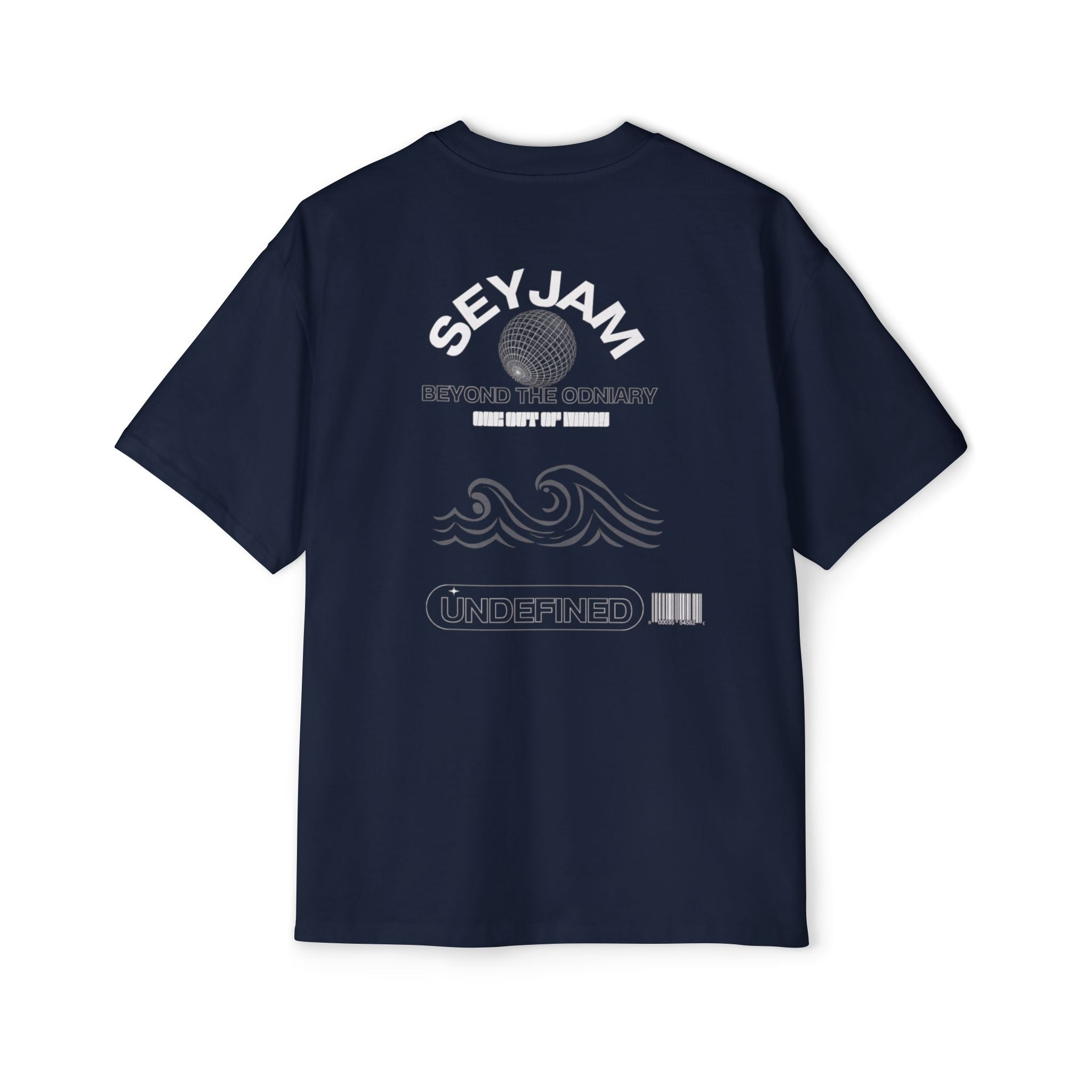 SEYJAM Oversized Wave Graphic Tee