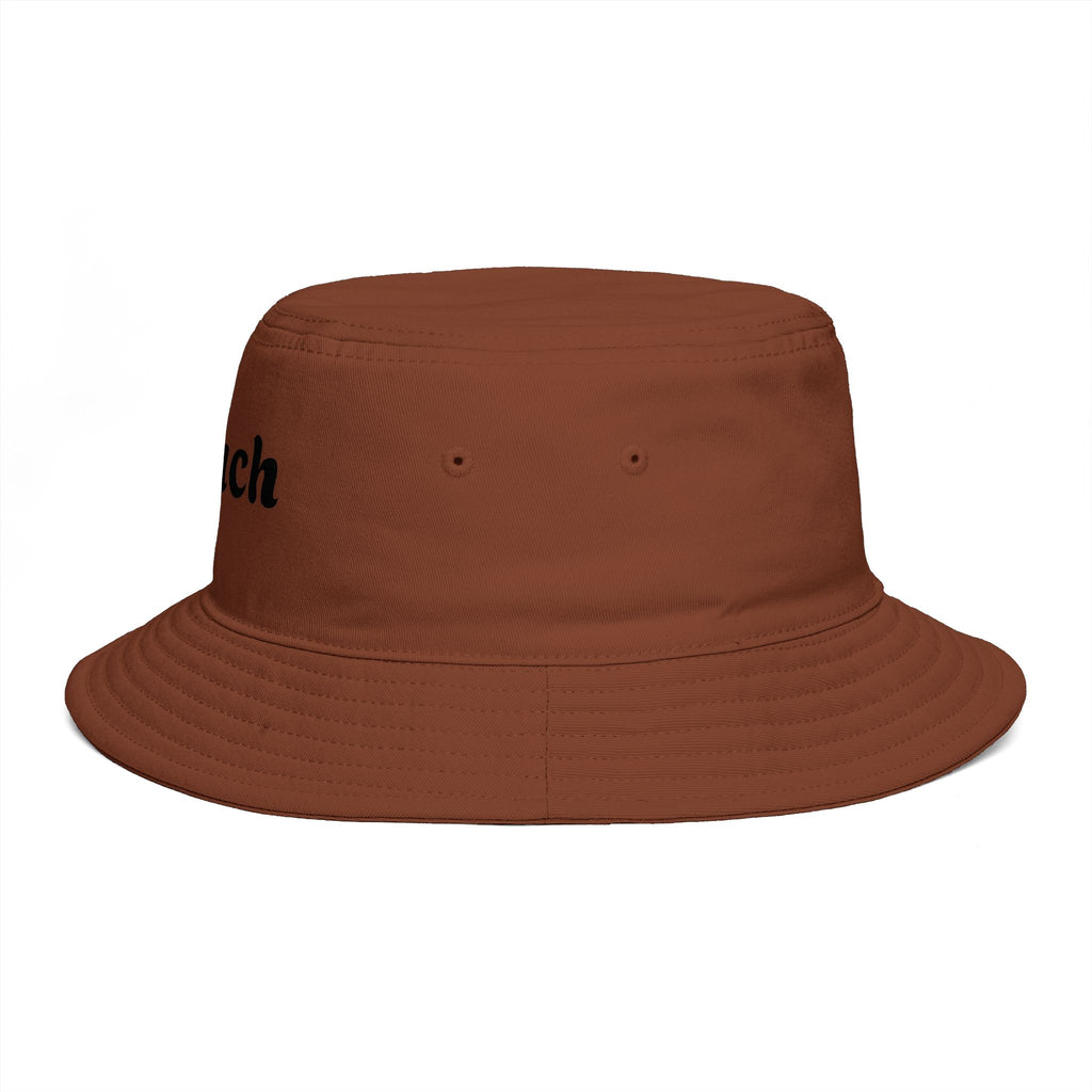 Beach Bucket Hat — Retro Script Summer Sun Hat