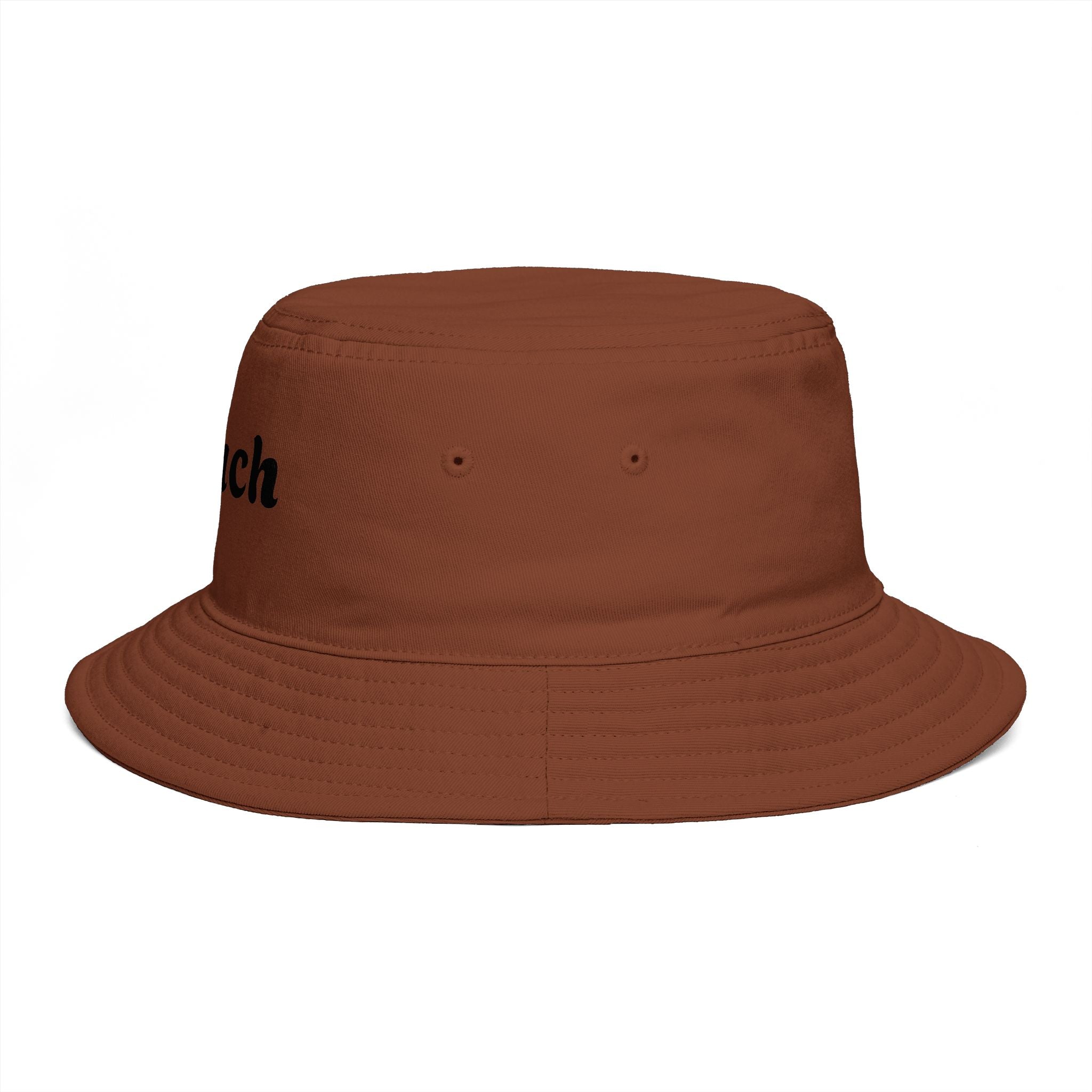 Beach Bucket Hat — Retro Script Summer Sun Hat