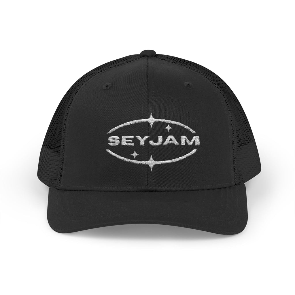 SEYJAM Embroidered Vintage Mesh Snapback Hat