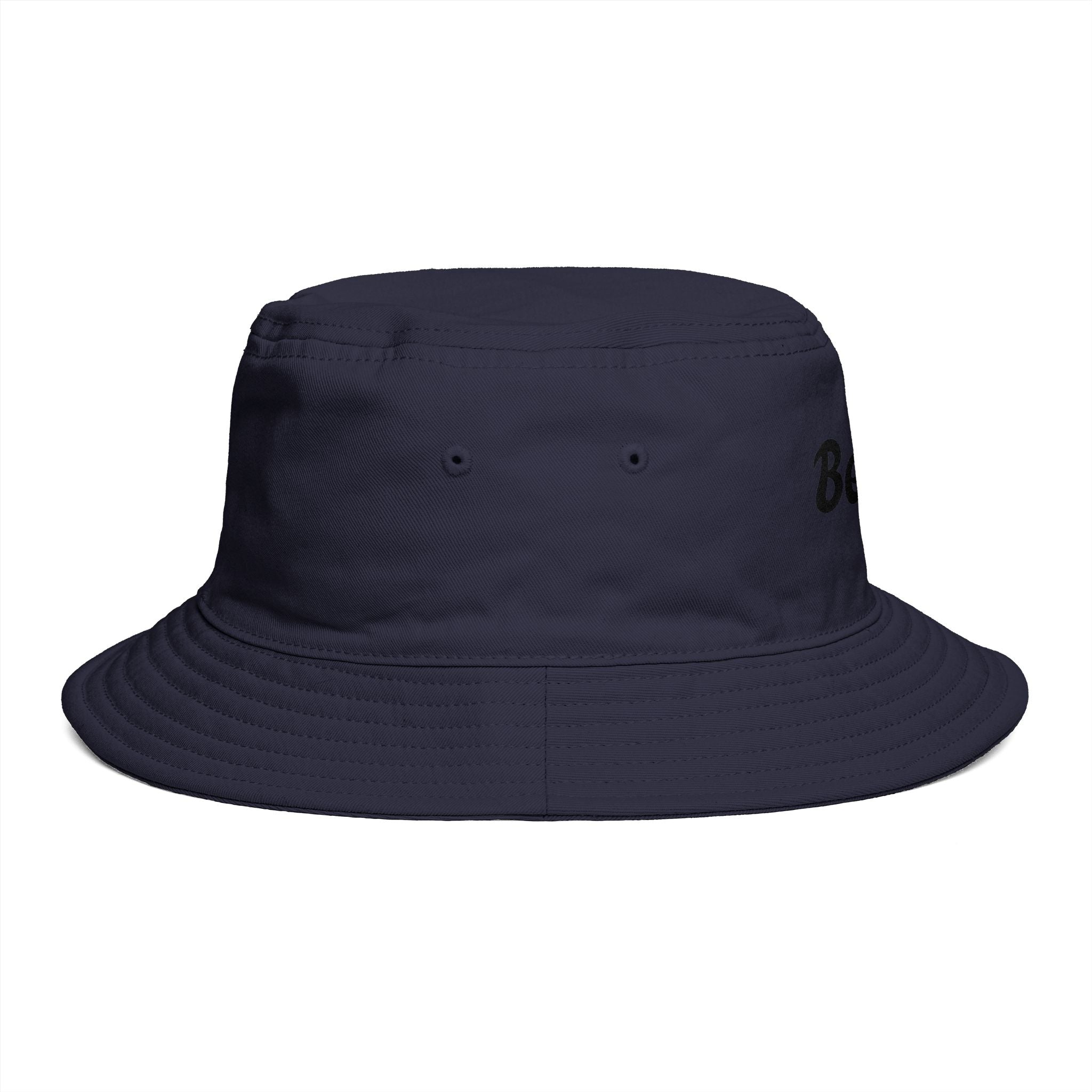 Beach Bucket Hat — Retro Script Summer Sun Hat