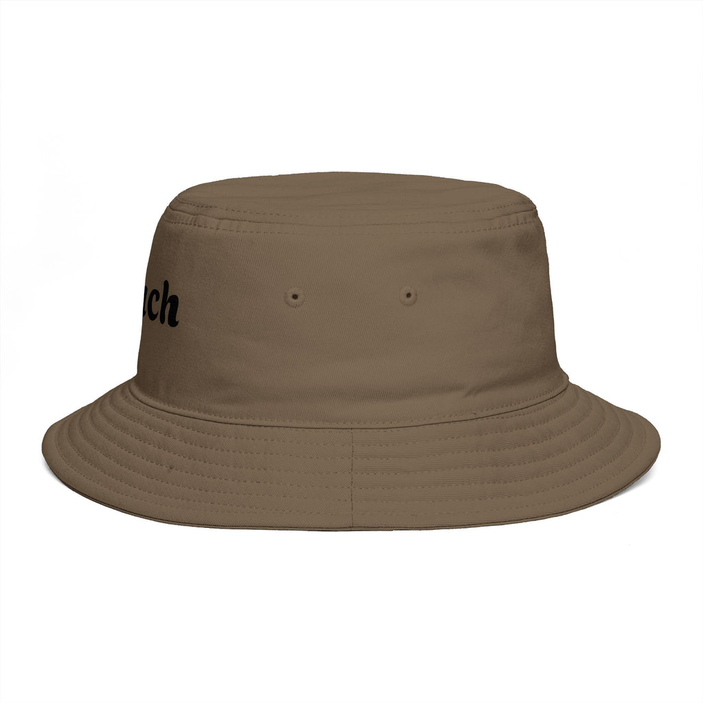 Beach Bucket Hat — Retro Script Summer Sun Hat