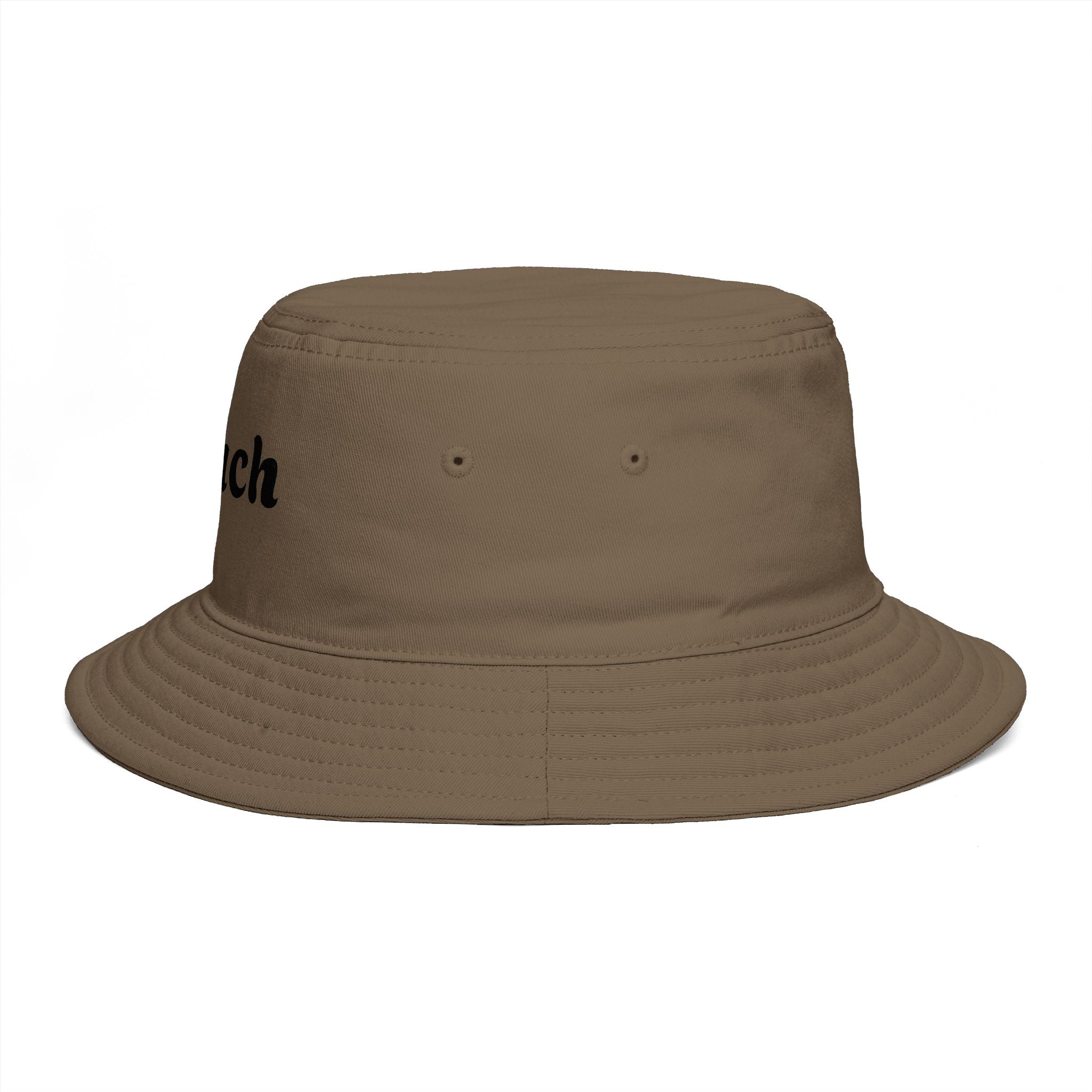 Beach Bucket Hat — Retro Script Summer Sun Hat