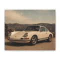 Vintage Porsche 911 Canvas Print — Classic Car Wall Art