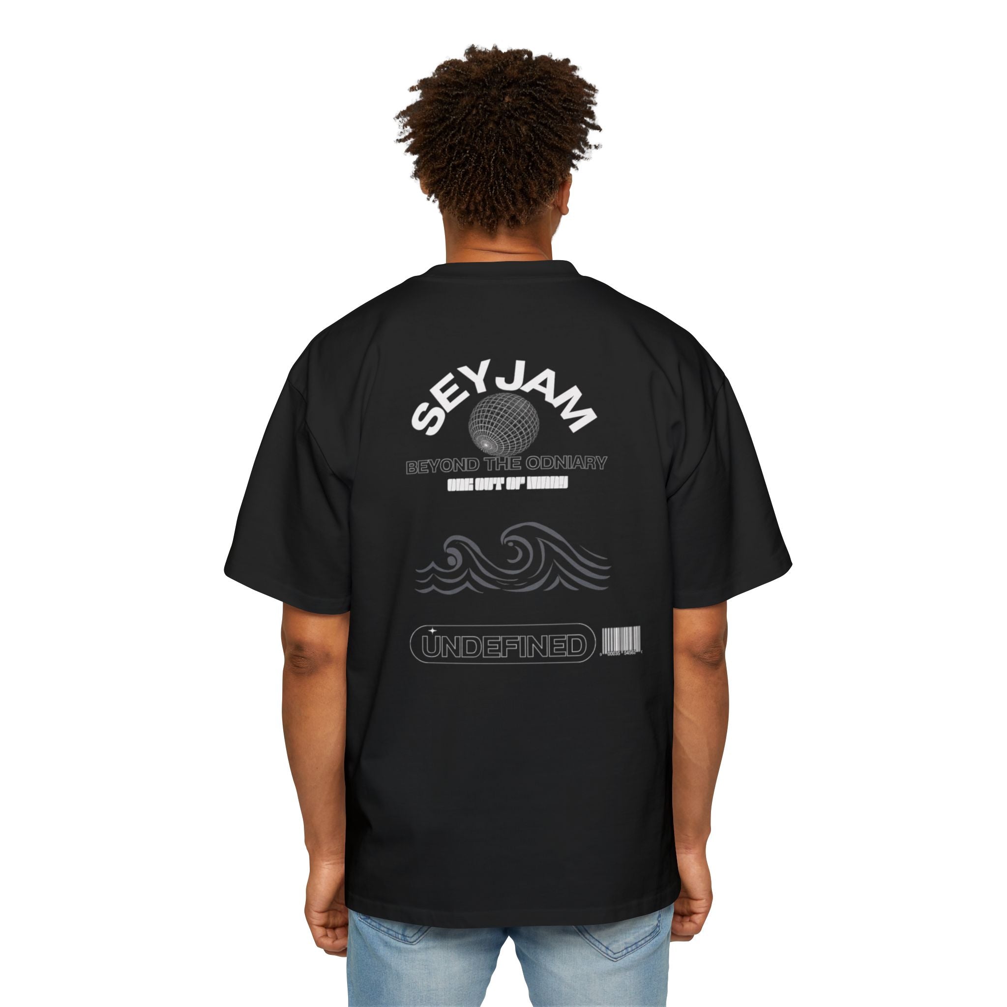 SEYJAM Oversized Wave Graphic Tee