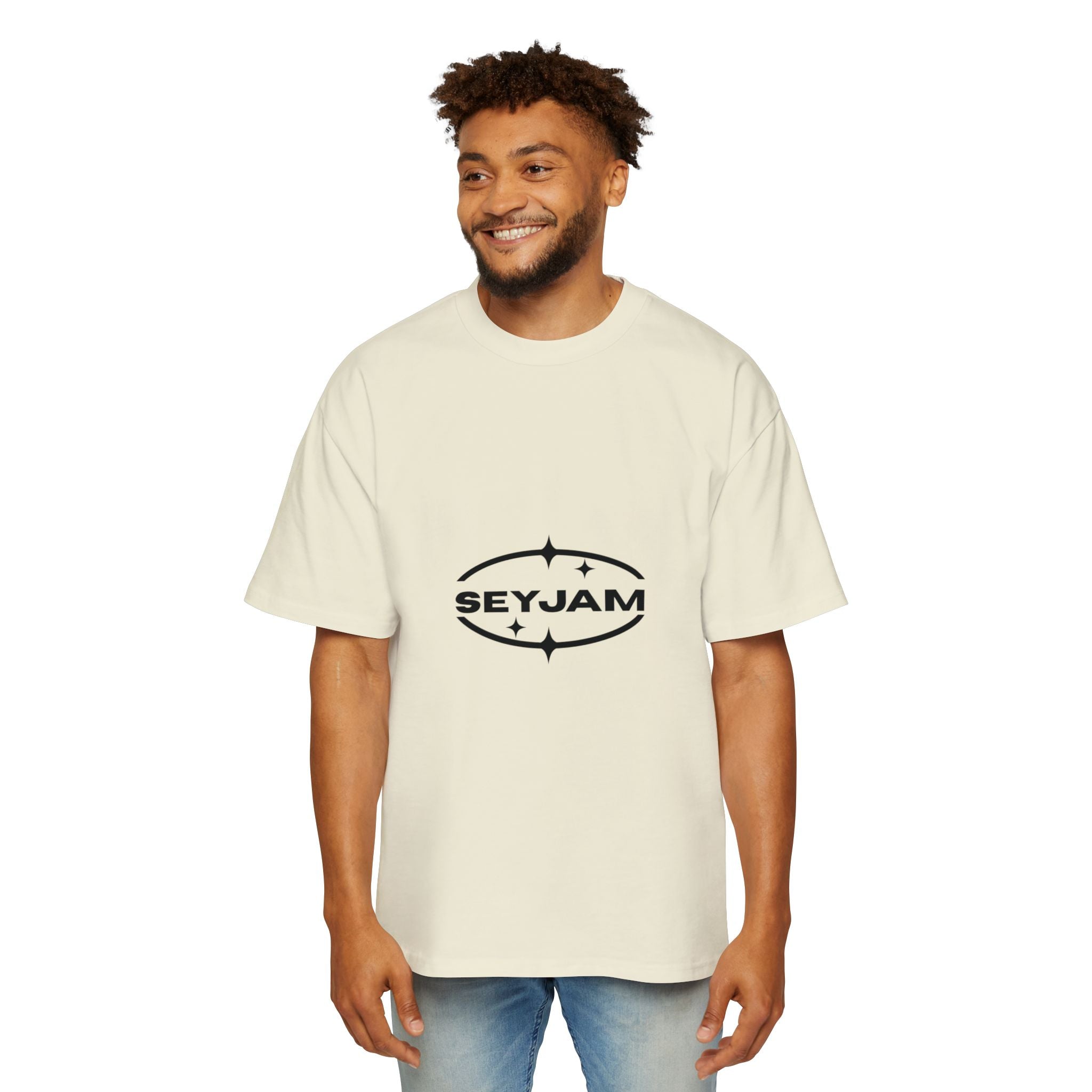 SEYJAM Oversized Wave Graphic Tee