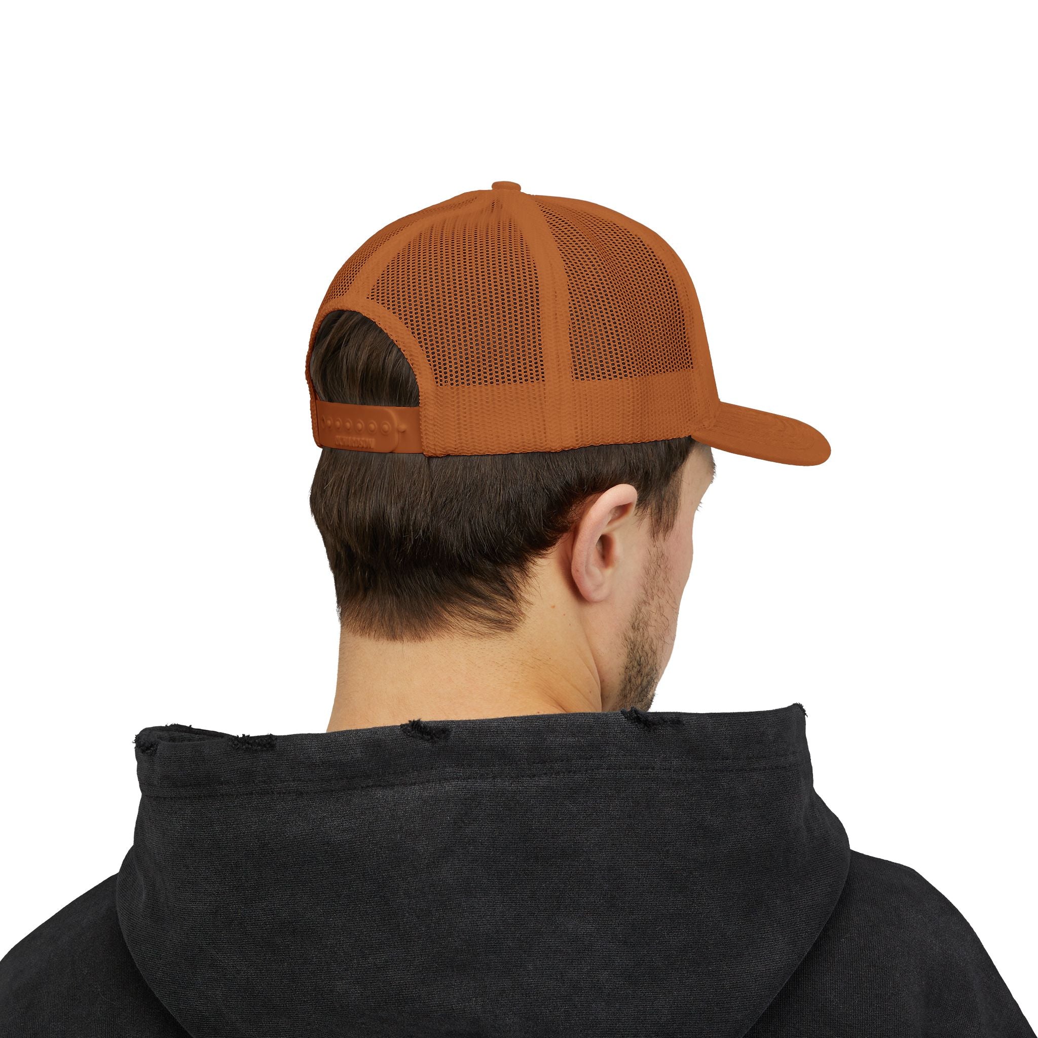 SEYJAM Embroidered Vintage Mesh Snapback Hat