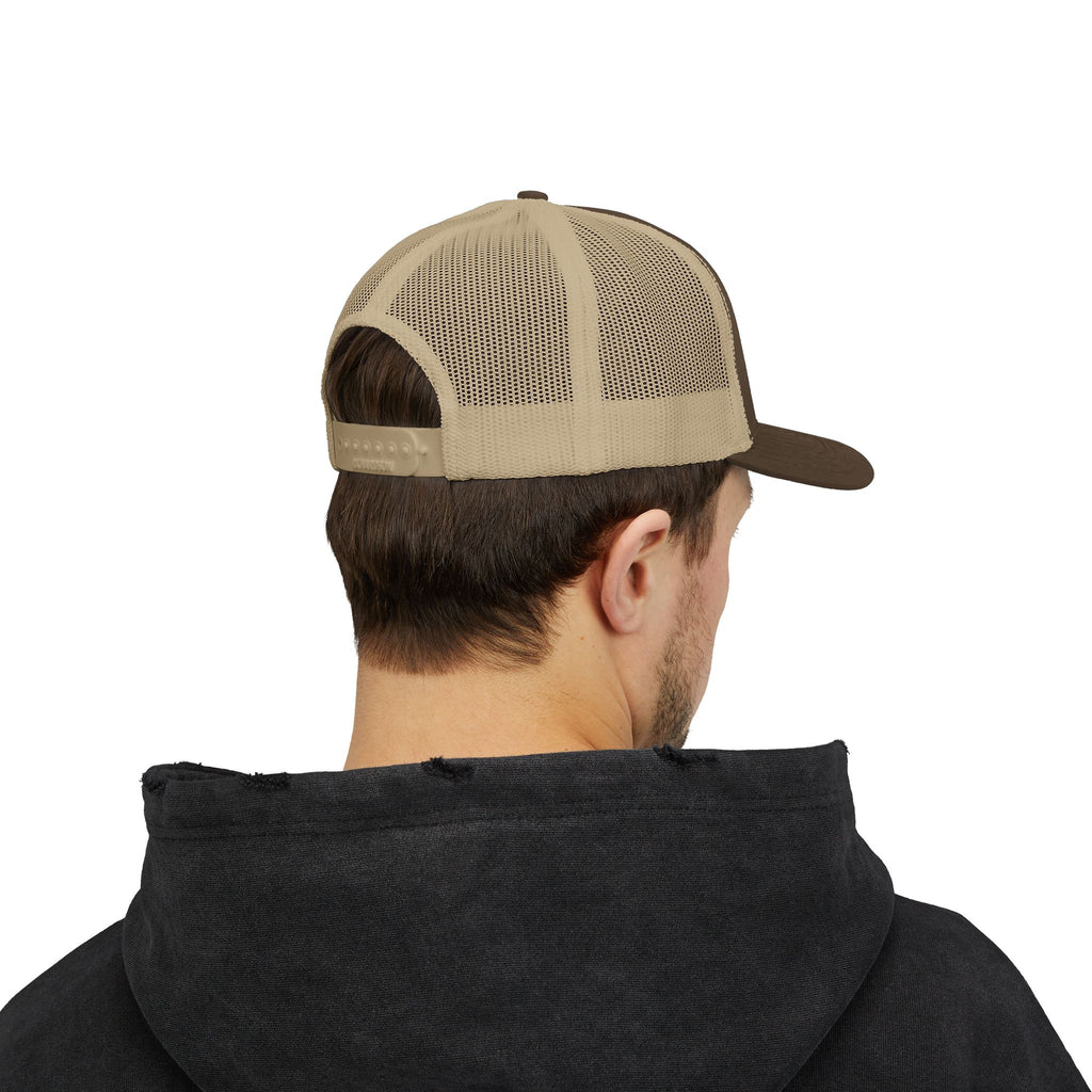 SEYJAM Embroidered Vintage Mesh Snapback Hat