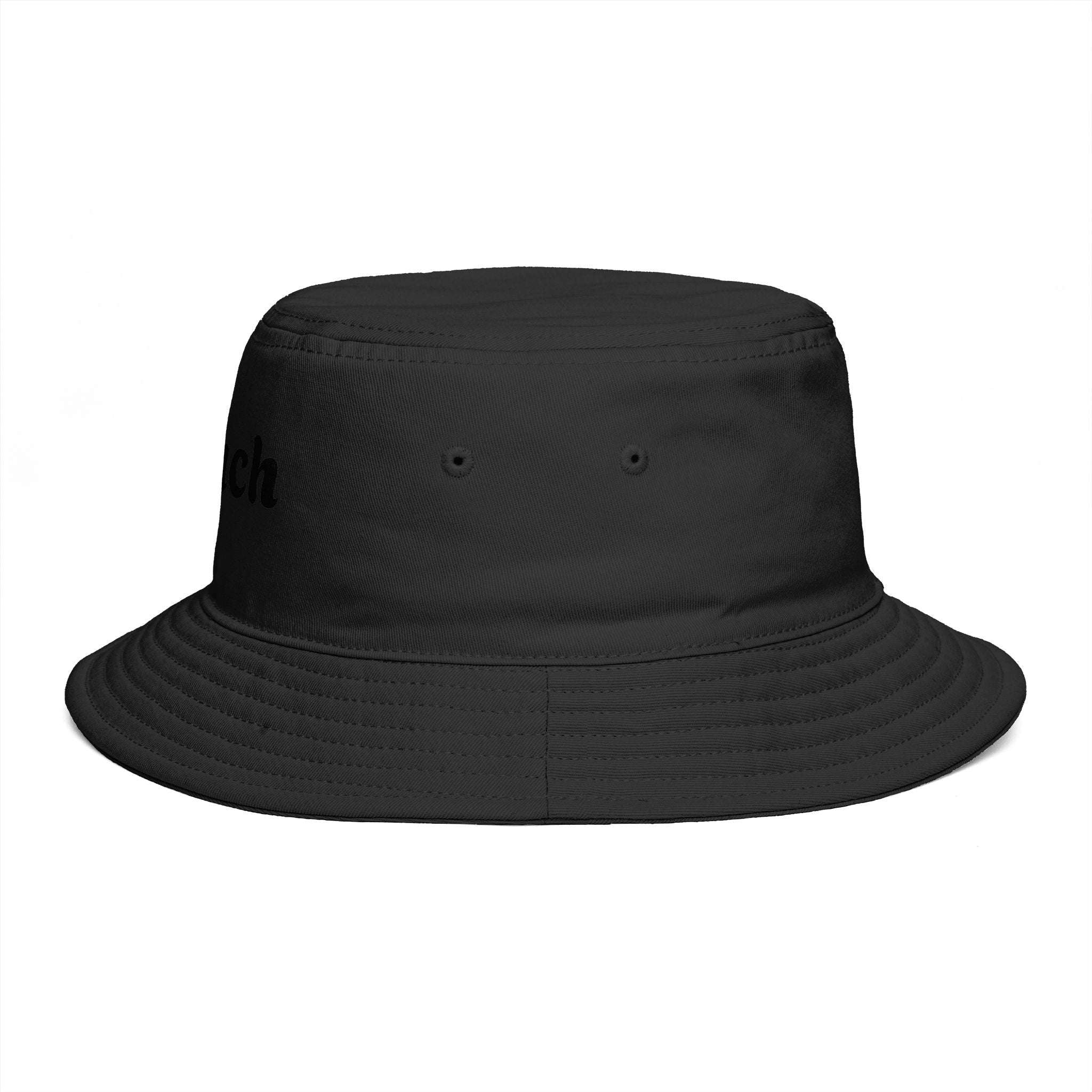 Beach Bucket Hat — Retro Script Summer Sun Hat