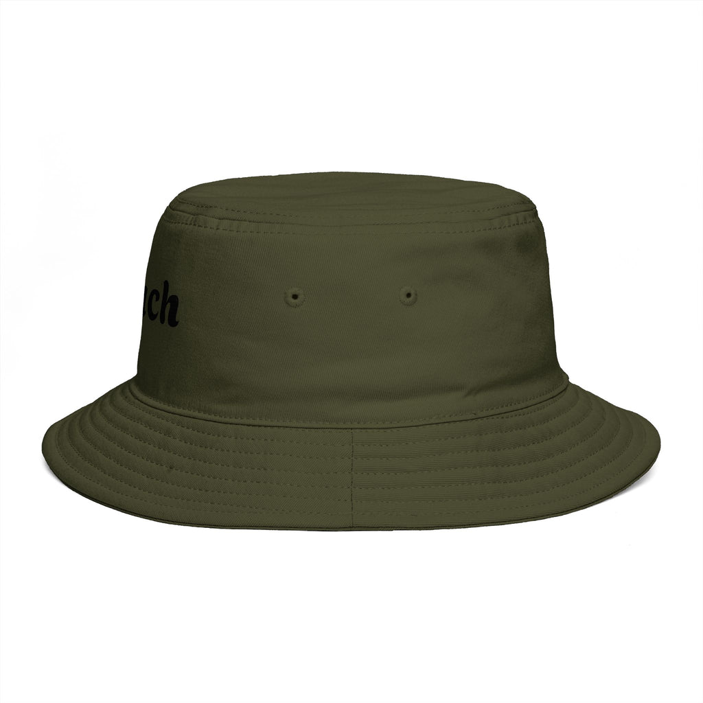Beach Bucket Hat — Retro Script Summer Sun Hat
