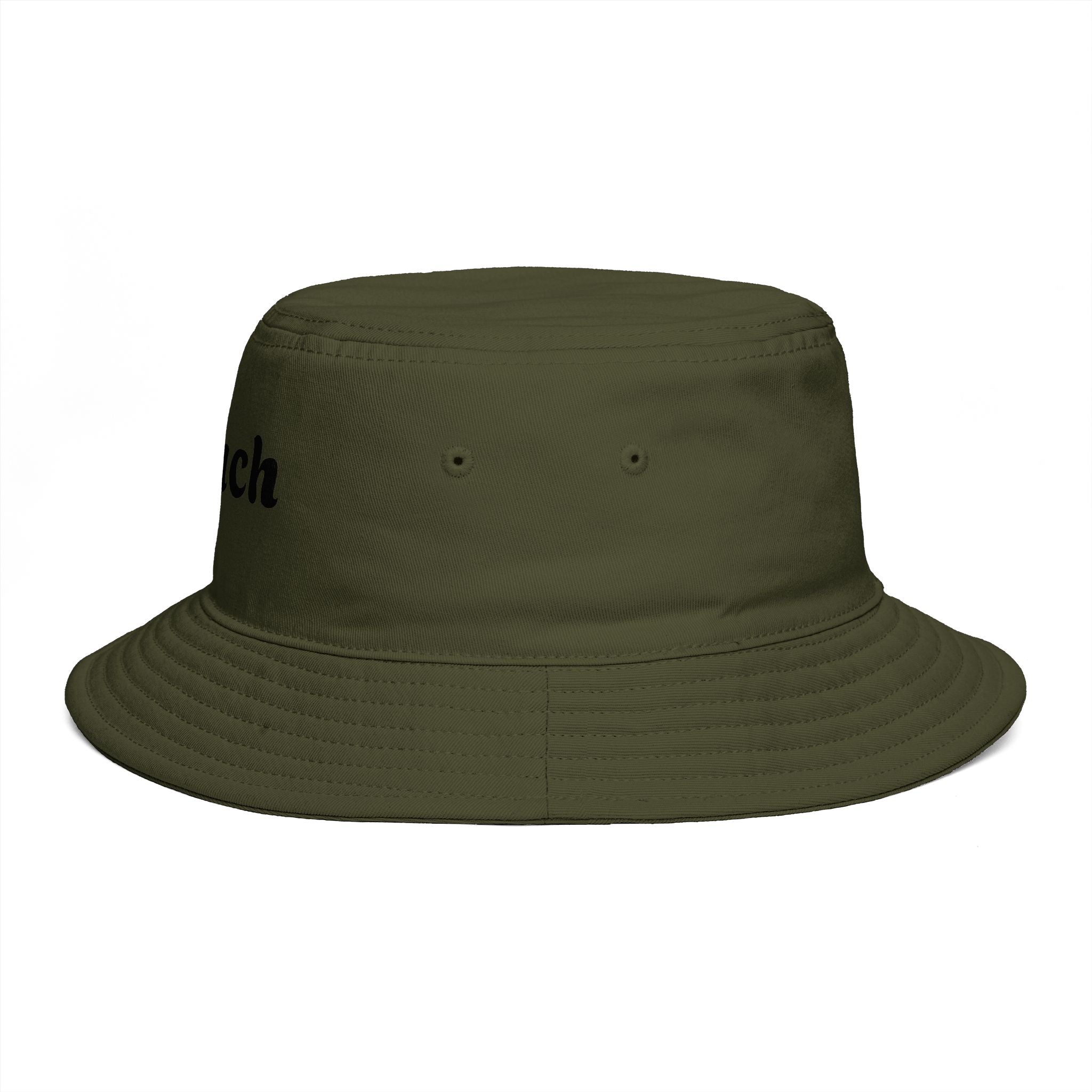 Beach Bucket Hat — Retro Script Summer Sun Hat