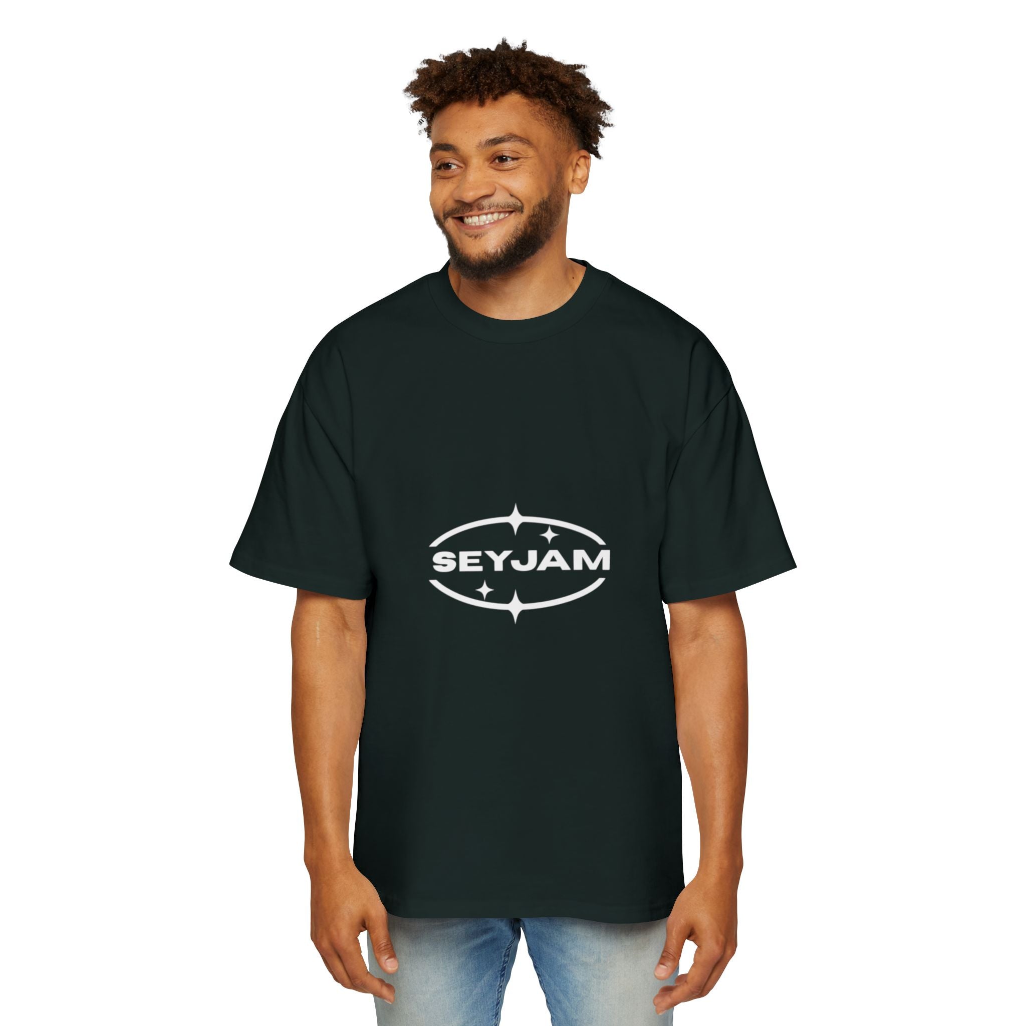 SEYJAM Oversized Wave Graphic Tee