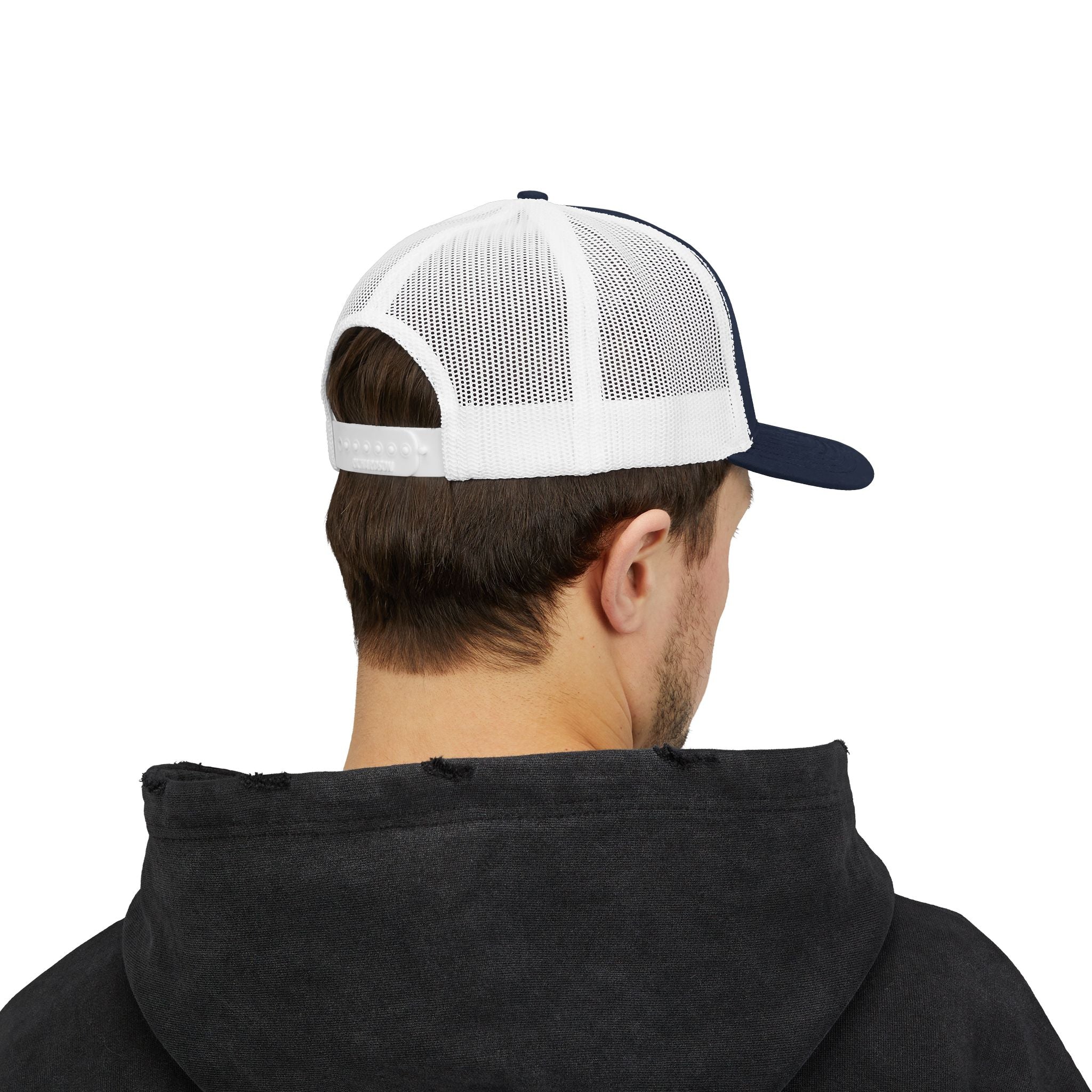 SEYJAM Embroidered Vintage Mesh Snapback Hat
