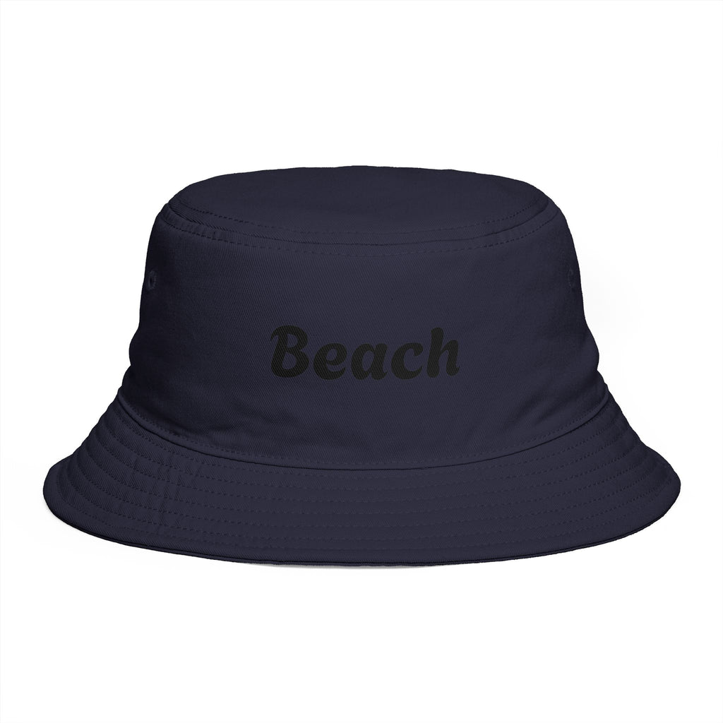 Beach Bucket Hat — Retro Script Summer Sun Hat