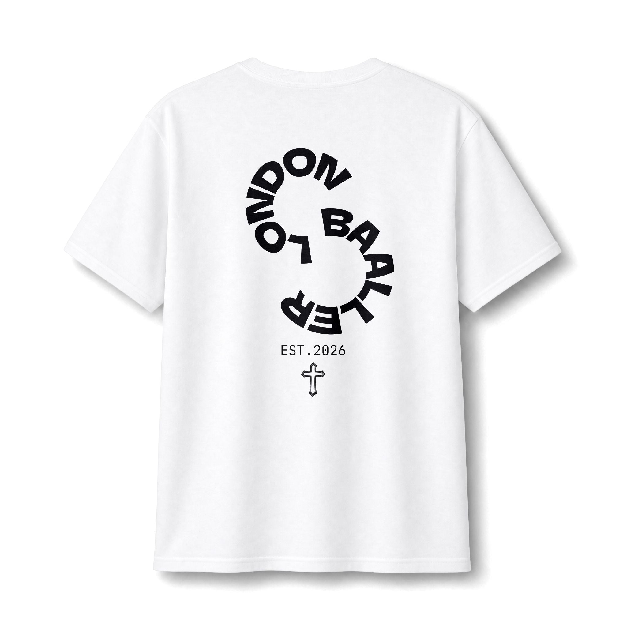 SEYJAM Graphic Tee — London Baller Back Print Cotton T‑Shirt