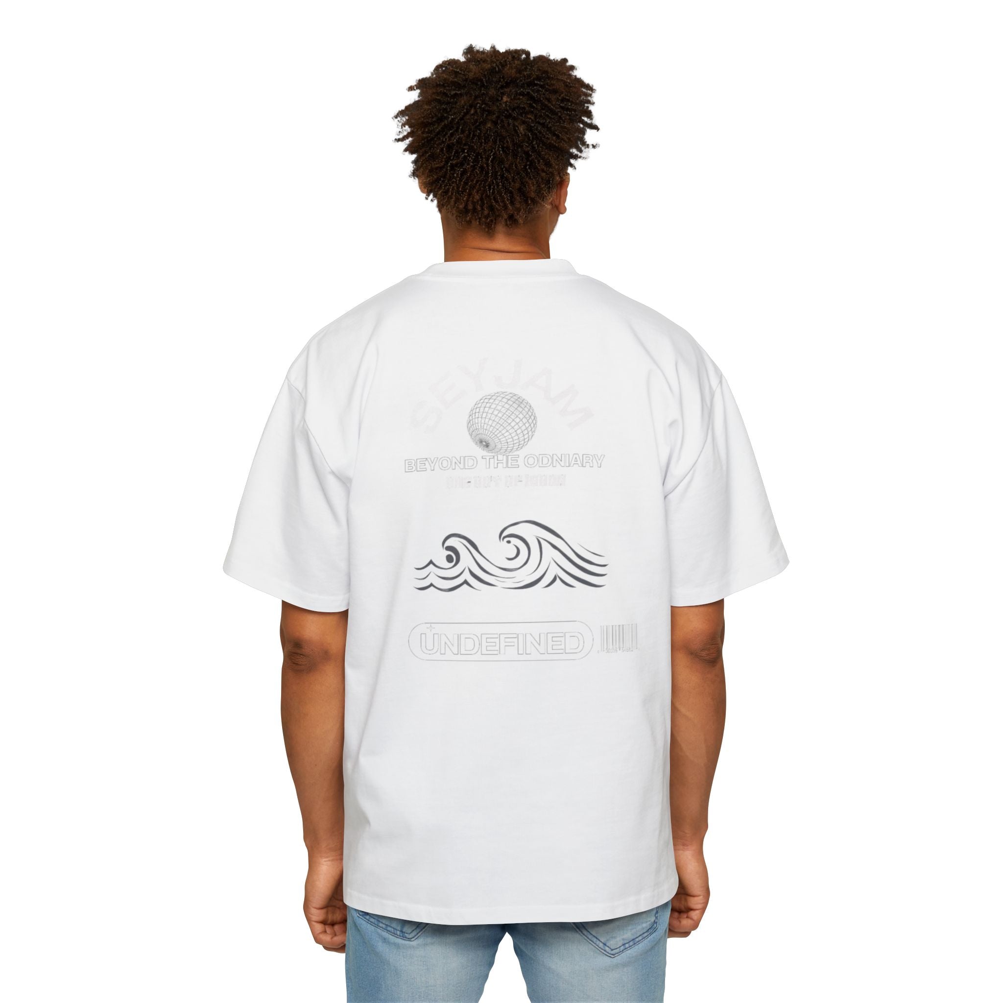 SEYJAM Oversized Wave Graphic Tee