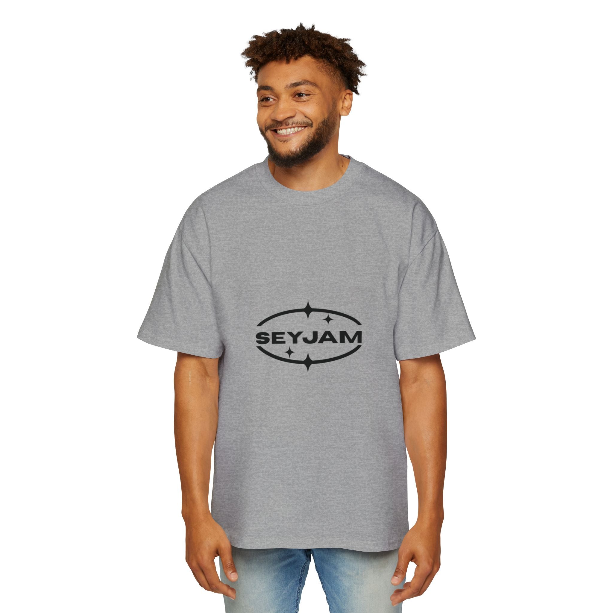 SEYJAM Oversized Wave Graphic Tee