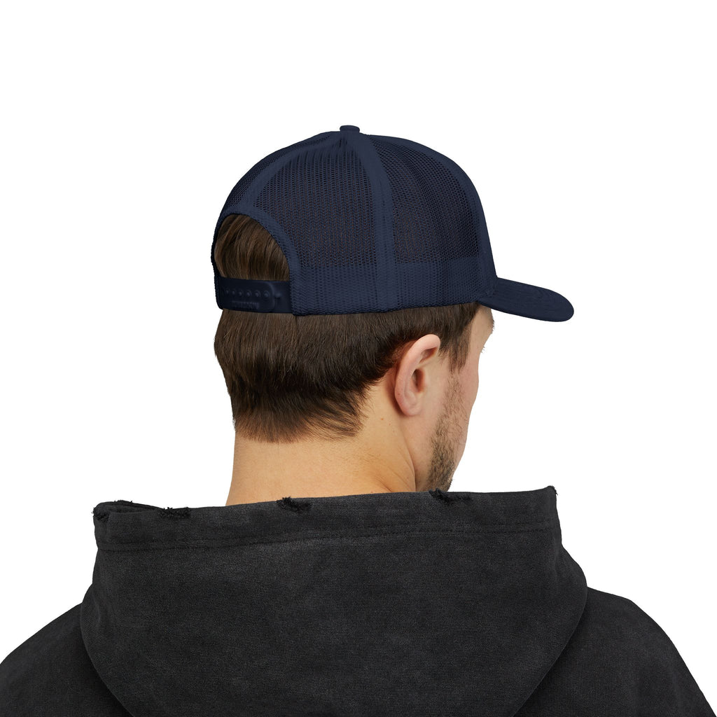 SEYJAM Embroidered Vintage Mesh Snapback Hat