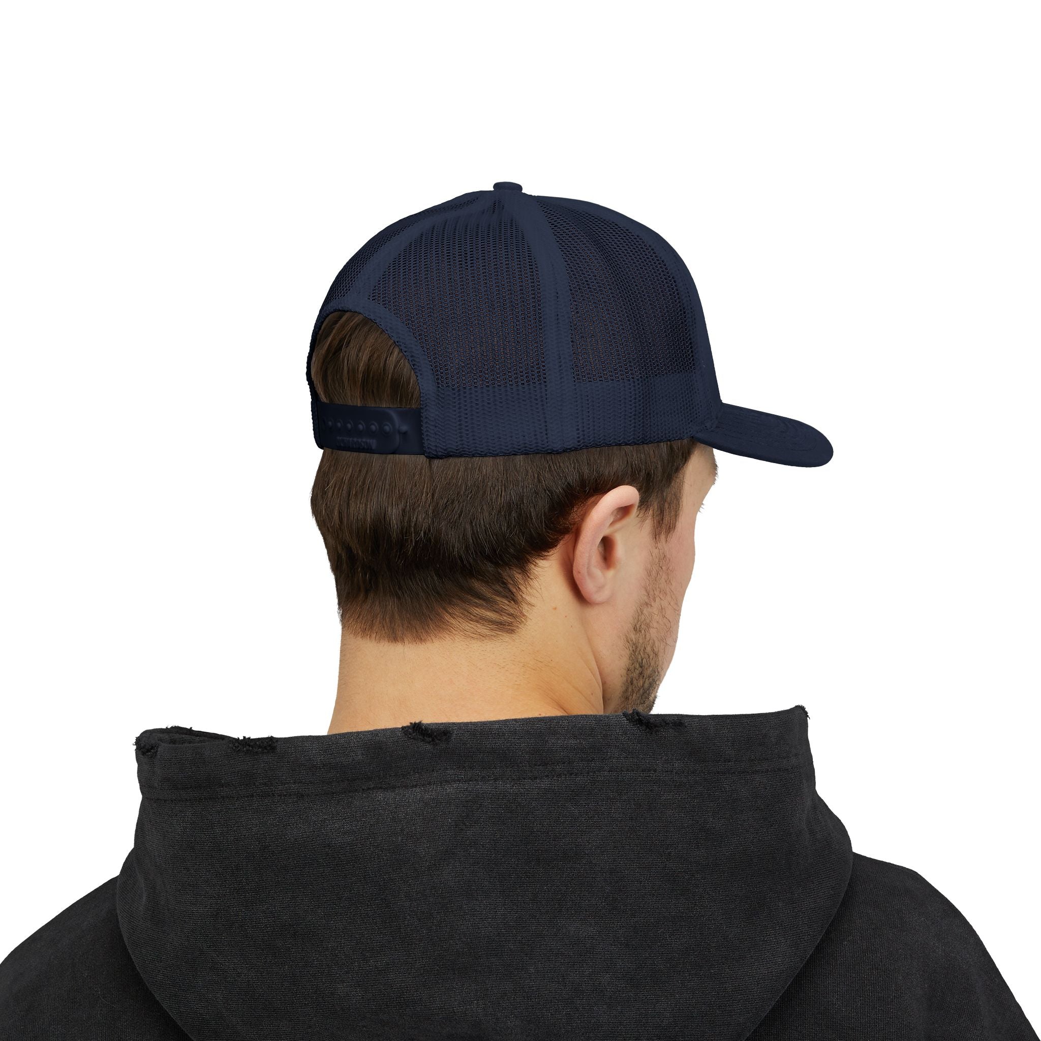SEYJAM Embroidered Vintage Mesh Snapback Hat