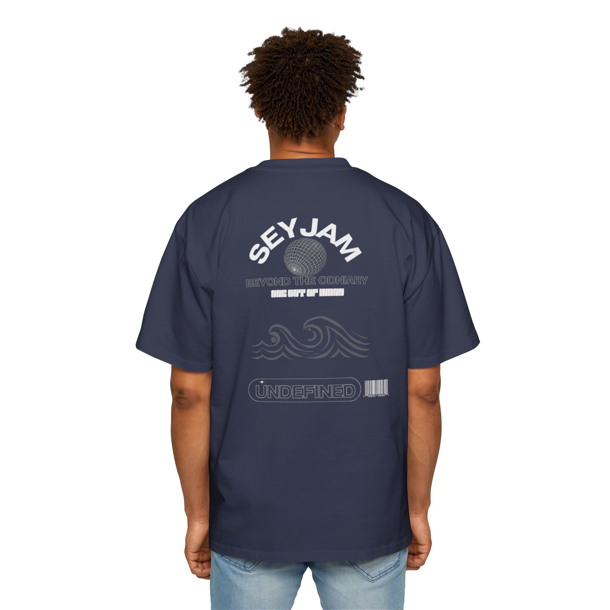 SEYJAM Oversized Wave Graphic Tee