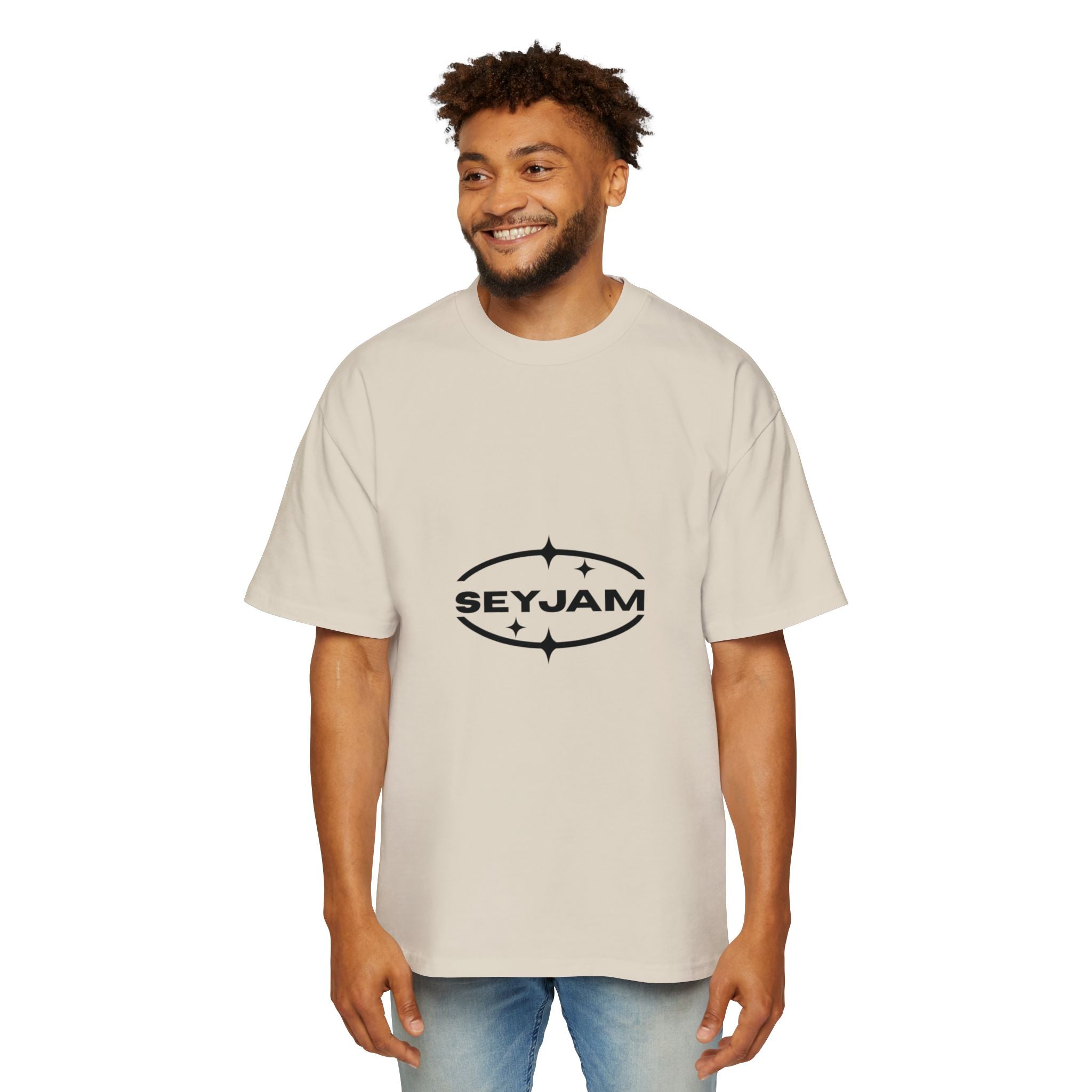 SEYJAM Oversized Wave Graphic Tee