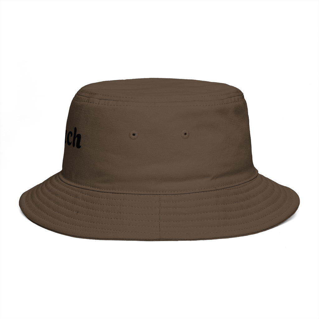 Beach Bucket Hat — Retro Script Summer Sun Hat