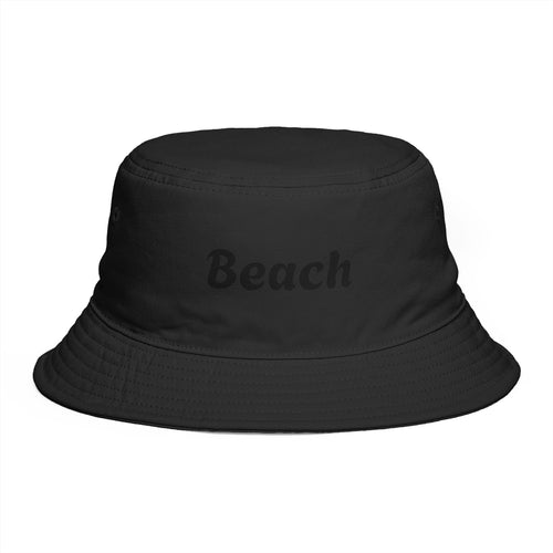 Beach Bucket Hat — Retro Script Summer Sun Hat