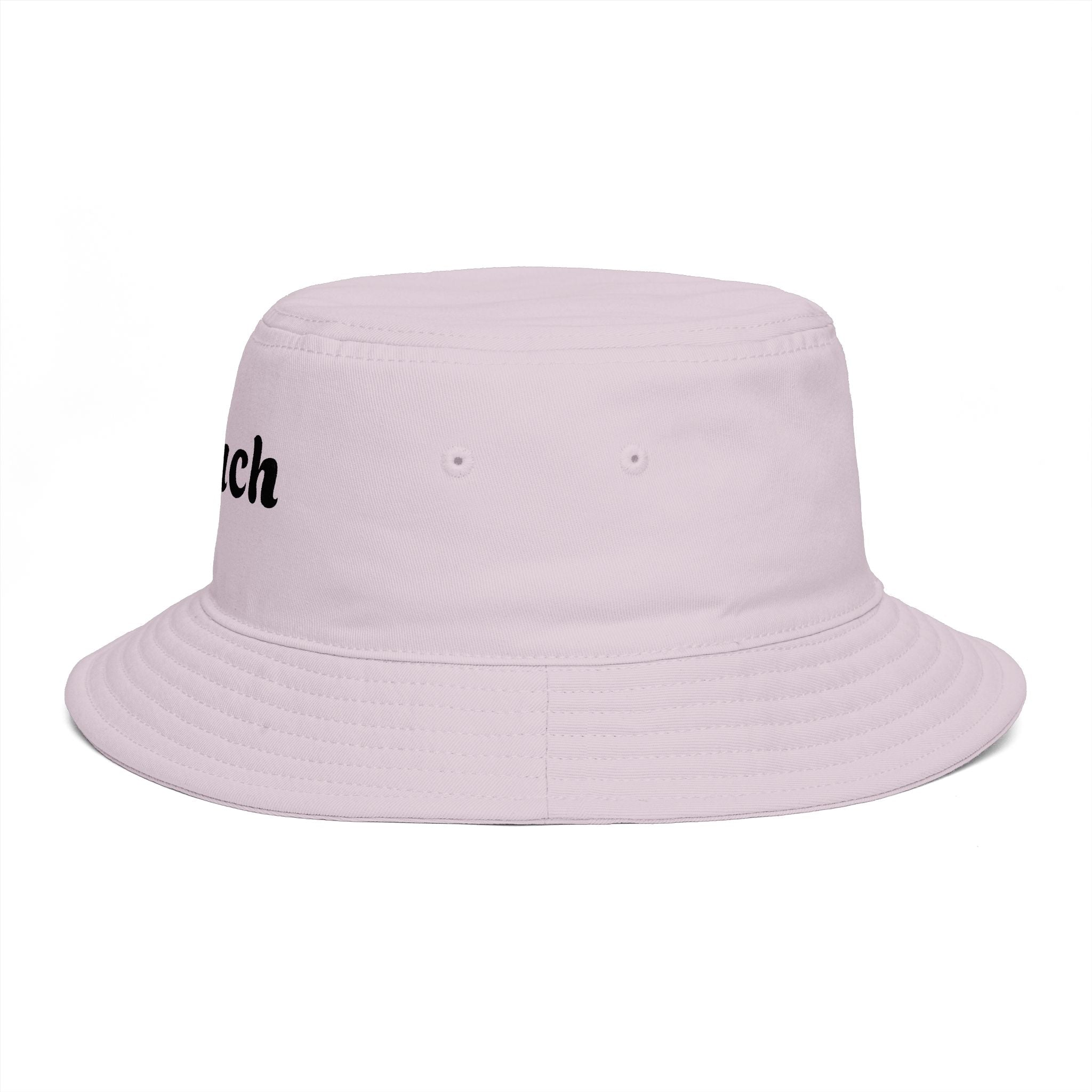 Beach Bucket Hat — Retro Script Summer Sun Hat