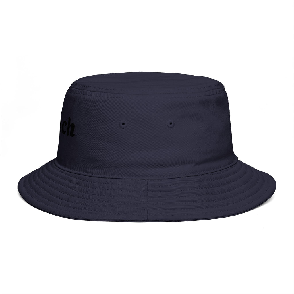 Beach Bucket Hat — Retro Script Summer Sun Hat