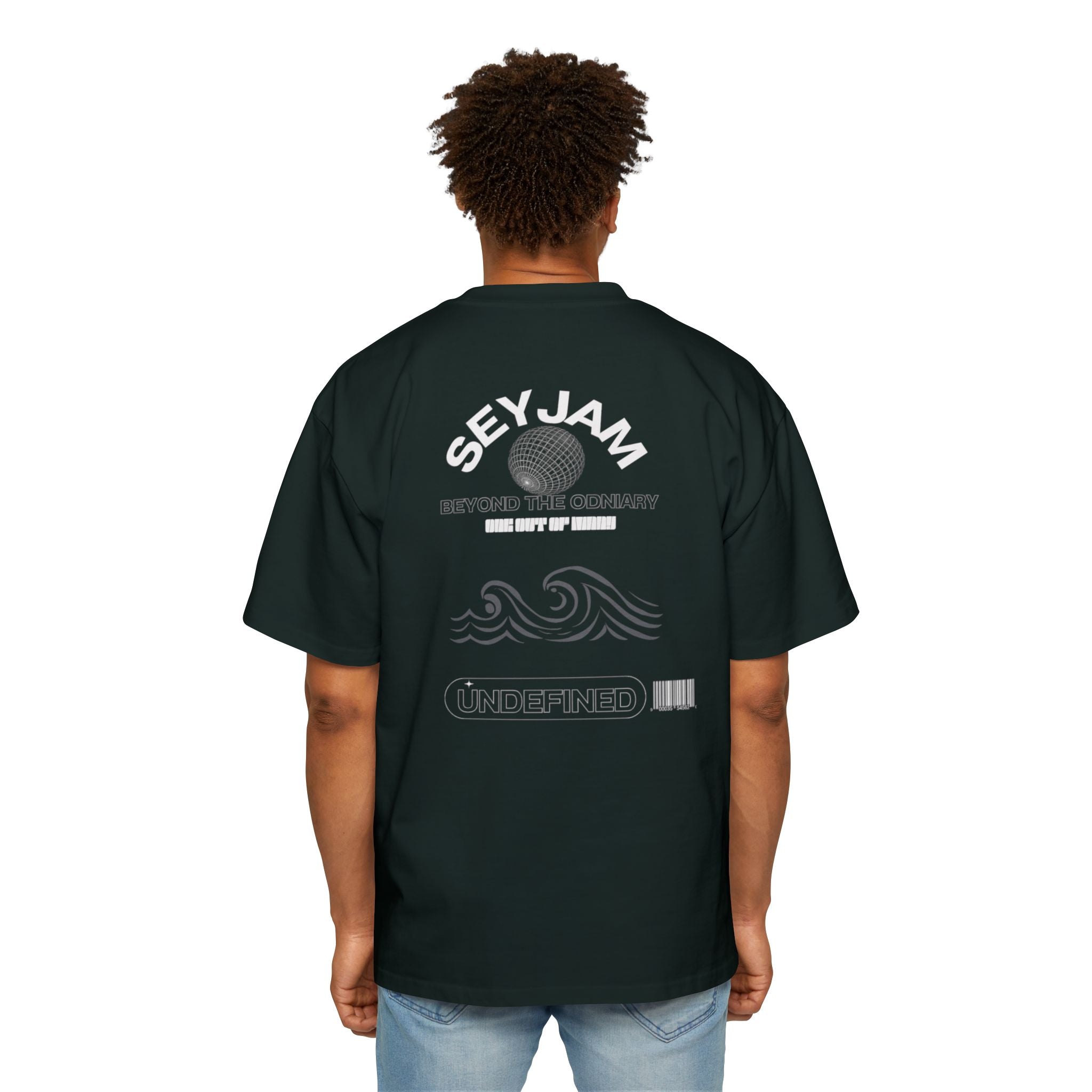 SEYJAM Oversized Wave Graphic Tee