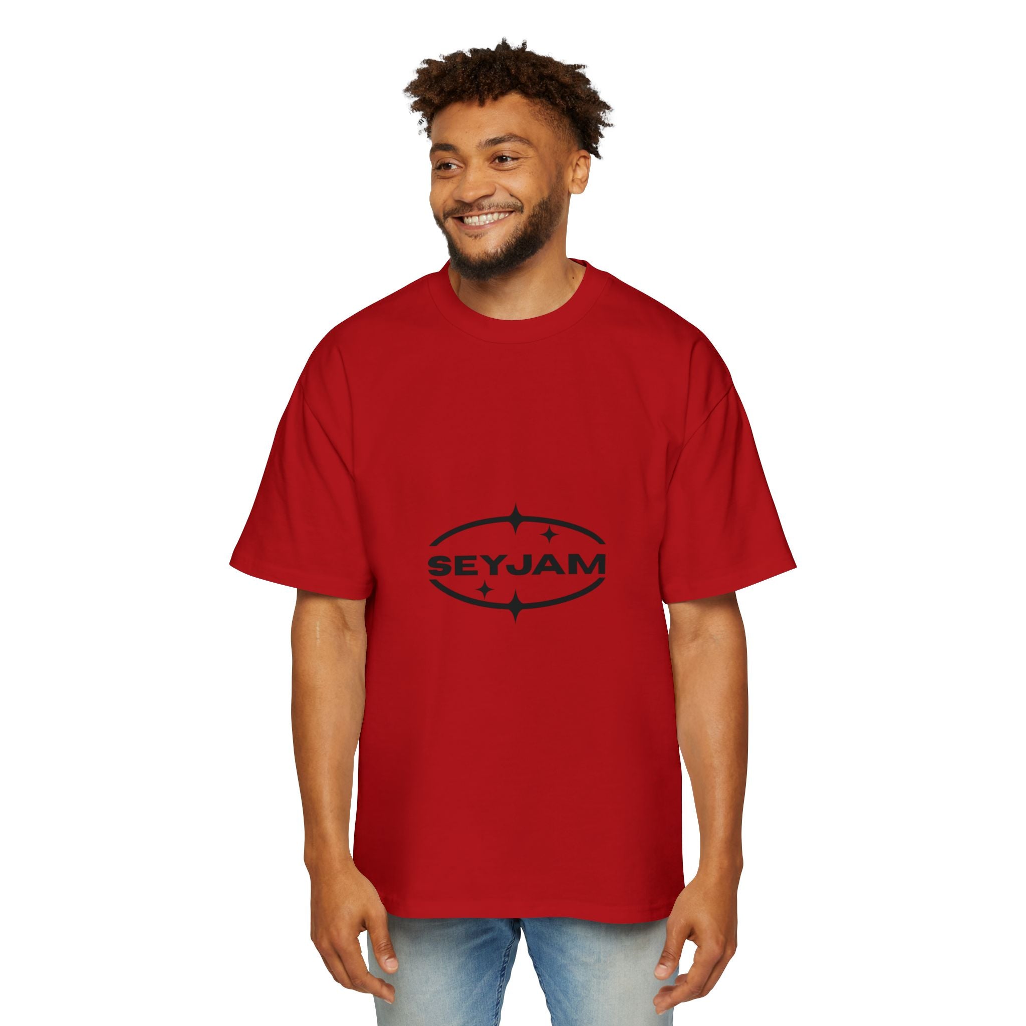 SEYJAM Oversized Wave Graphic Tee