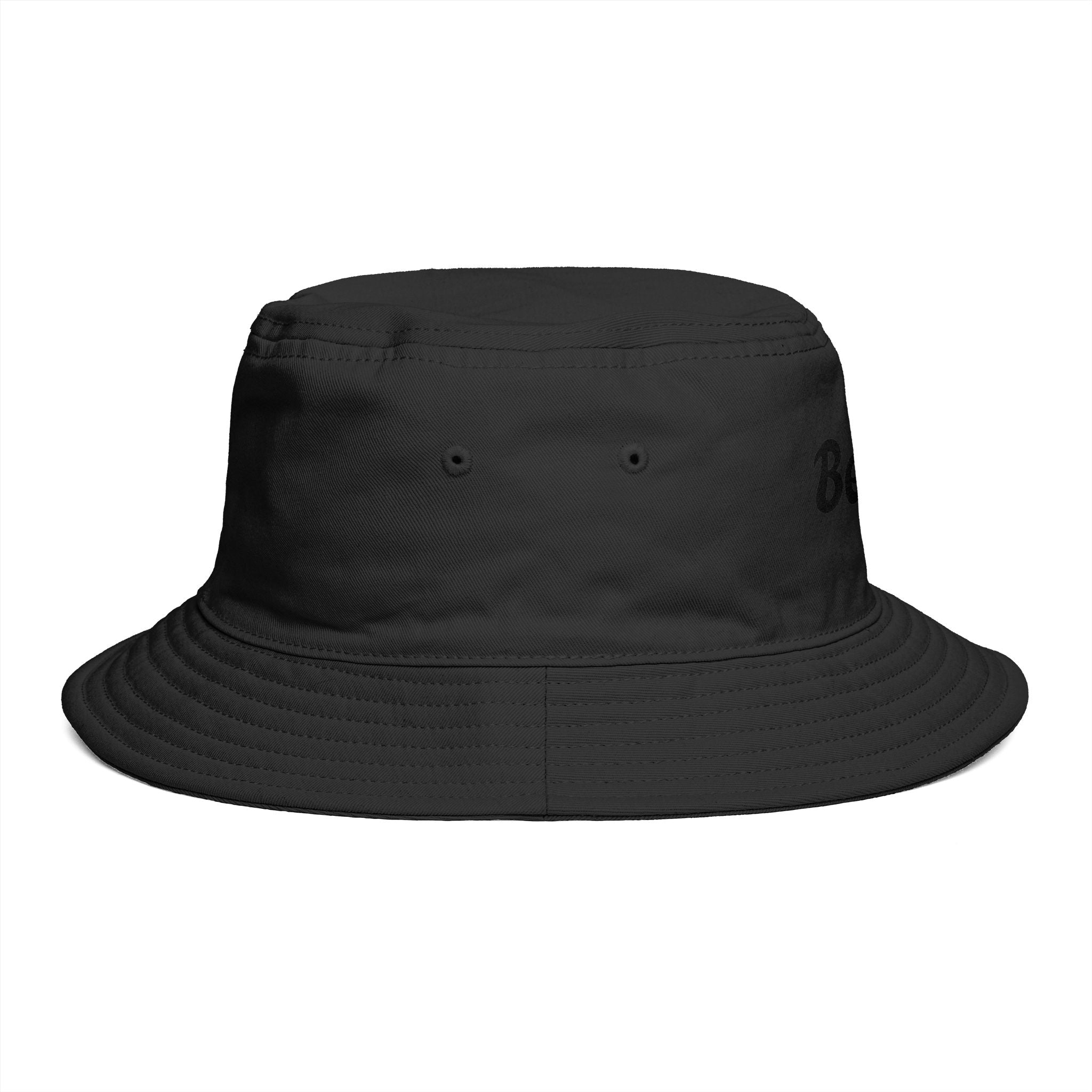 Beach Bucket Hat — Retro Script Summer Sun Hat