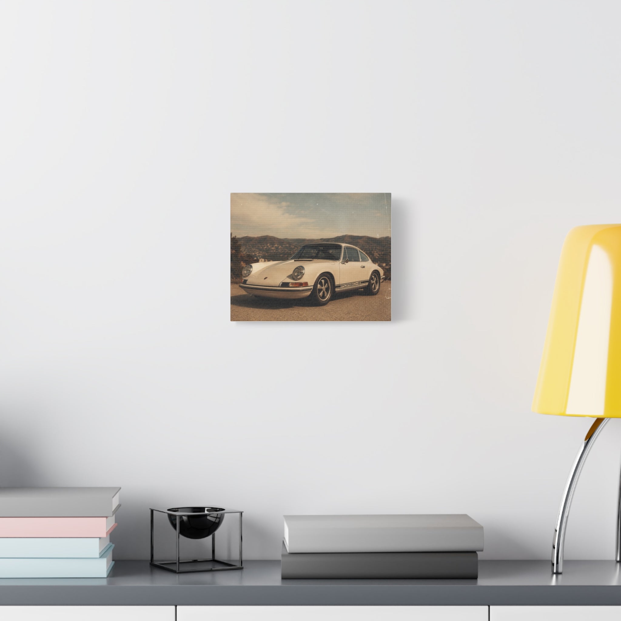 Vintage Porsche 911 Canvas Print — Classic Car Wall Art