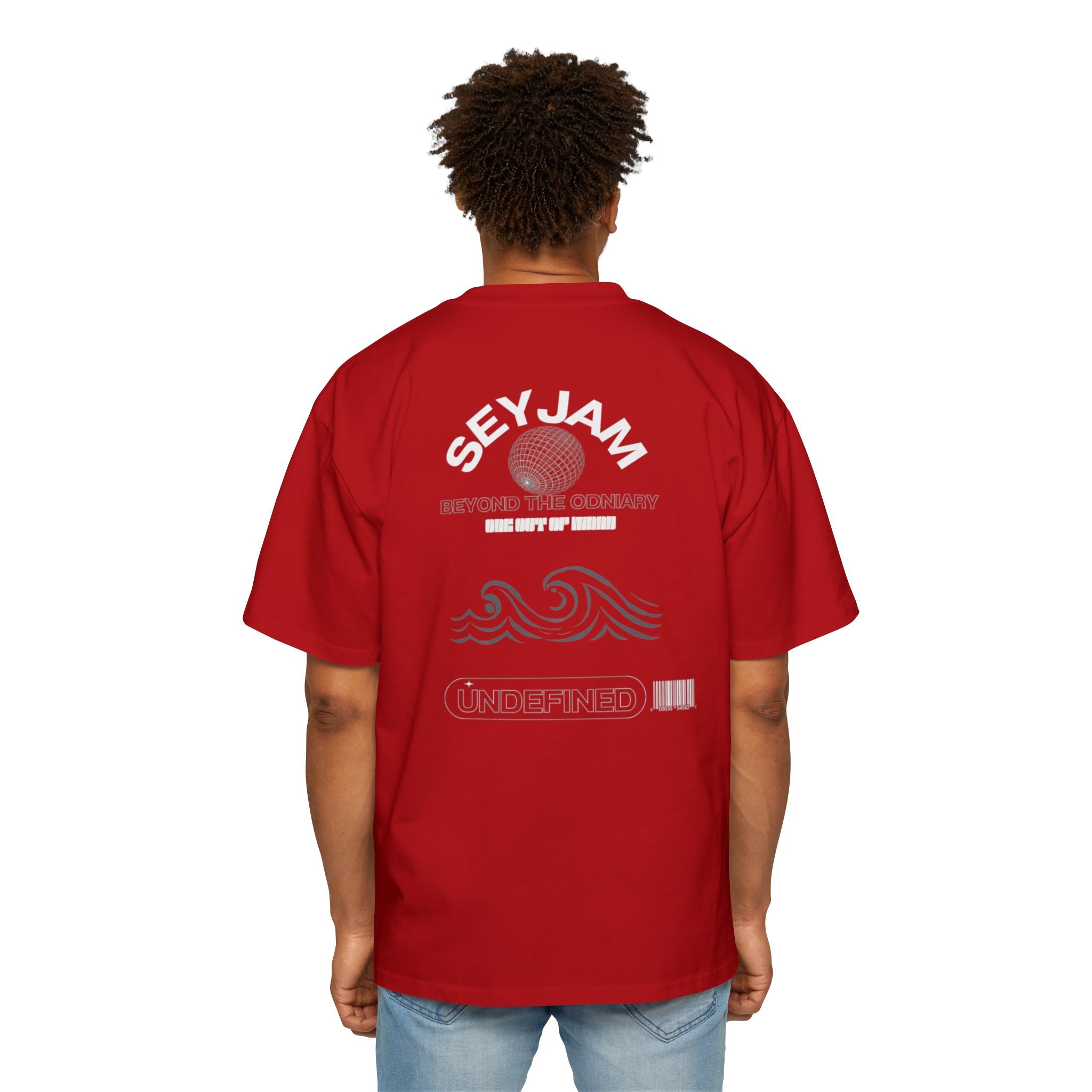 SEYJAM Oversized Wave Graphic Tee