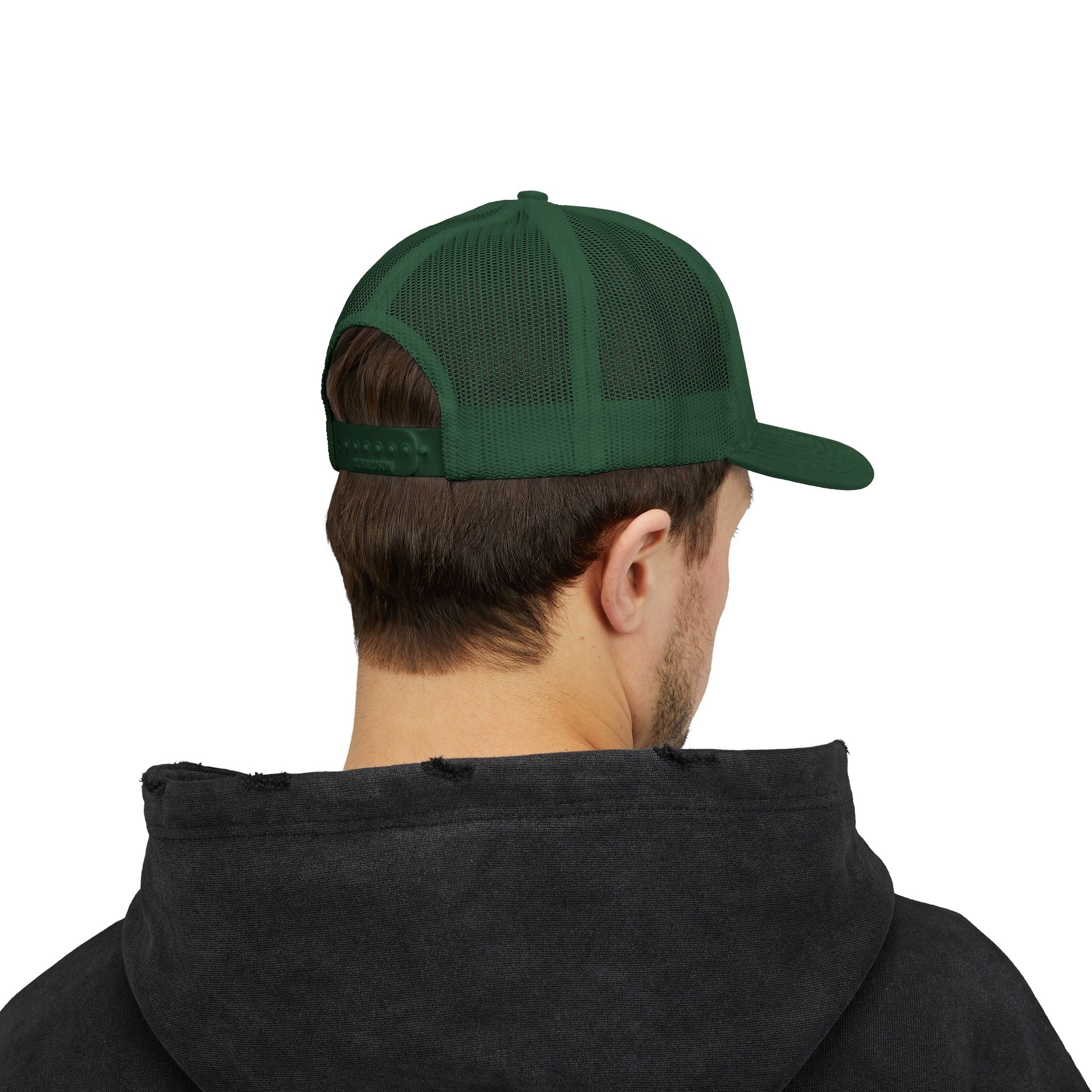 SEYJAM Embroidered Vintage Mesh Snapback Hat