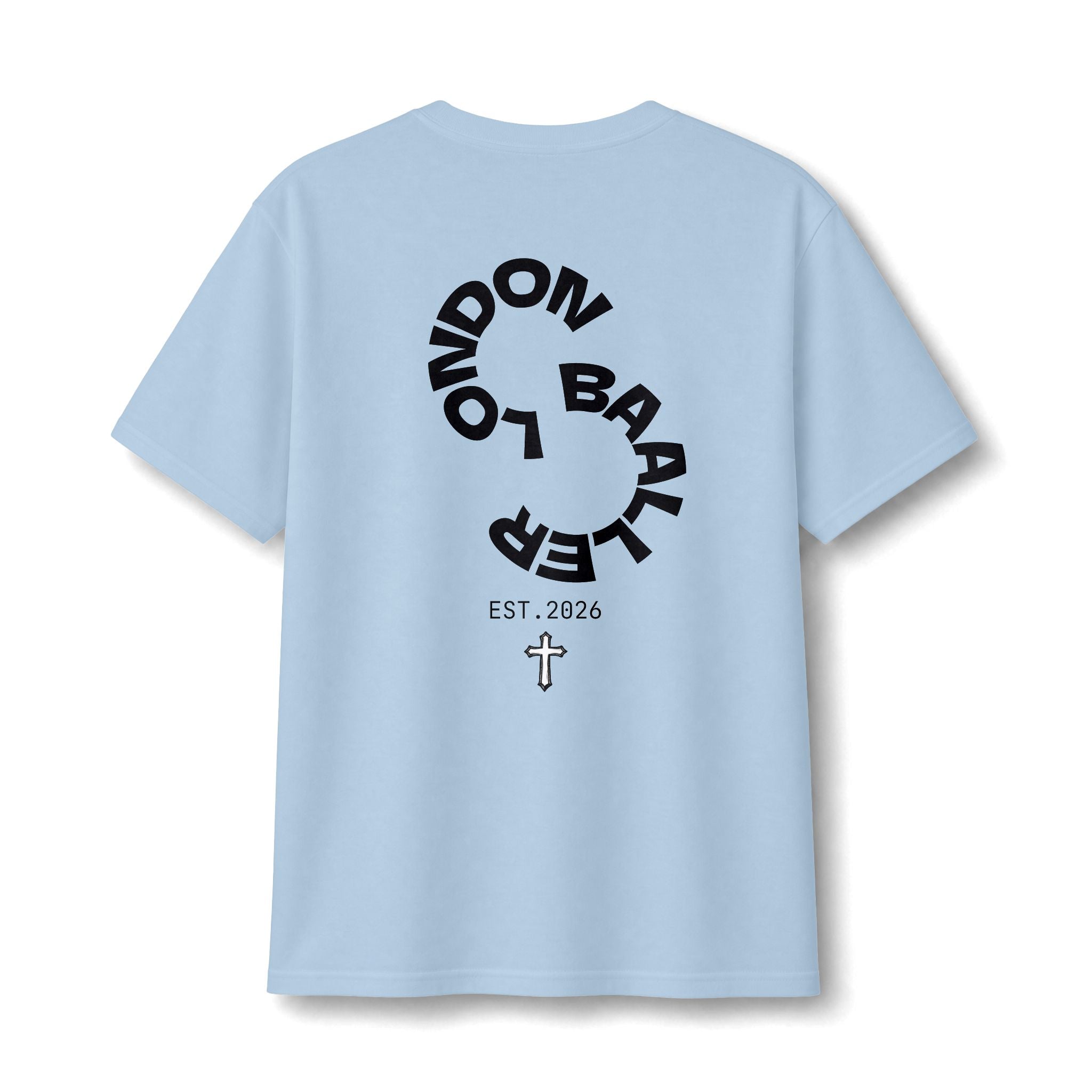 SEYJAM Graphic Tee — London Baller Back Print Cotton T‑Shirt
