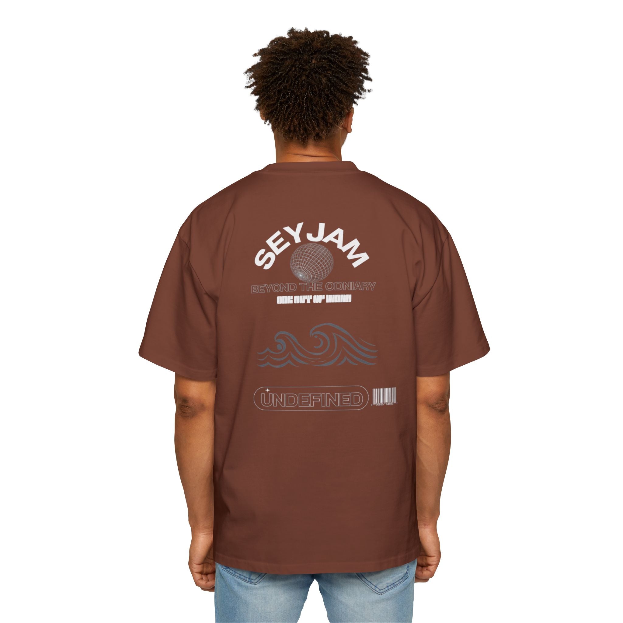 SEYJAM Oversized Wave Graphic Tee