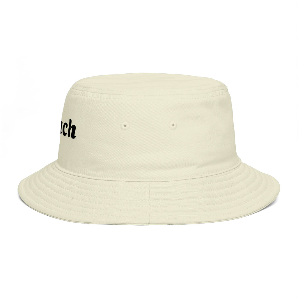 Beach Bucket Hat — Retro Script Summer Sun Hat