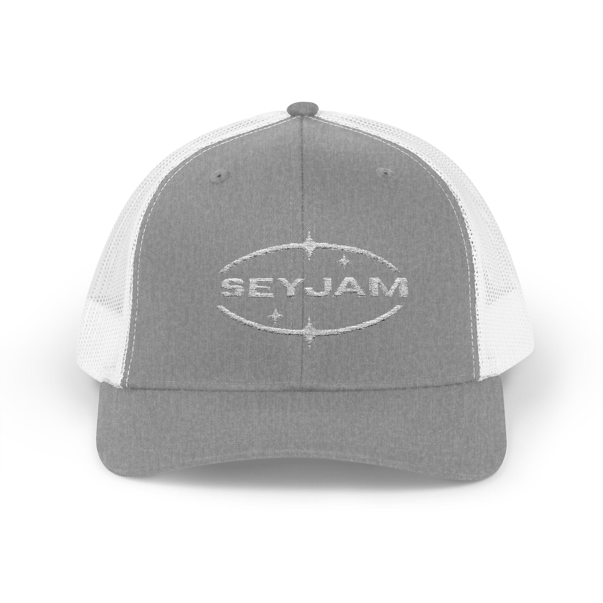 SEYJAM Embroidered Vintage Mesh Snapback Hat