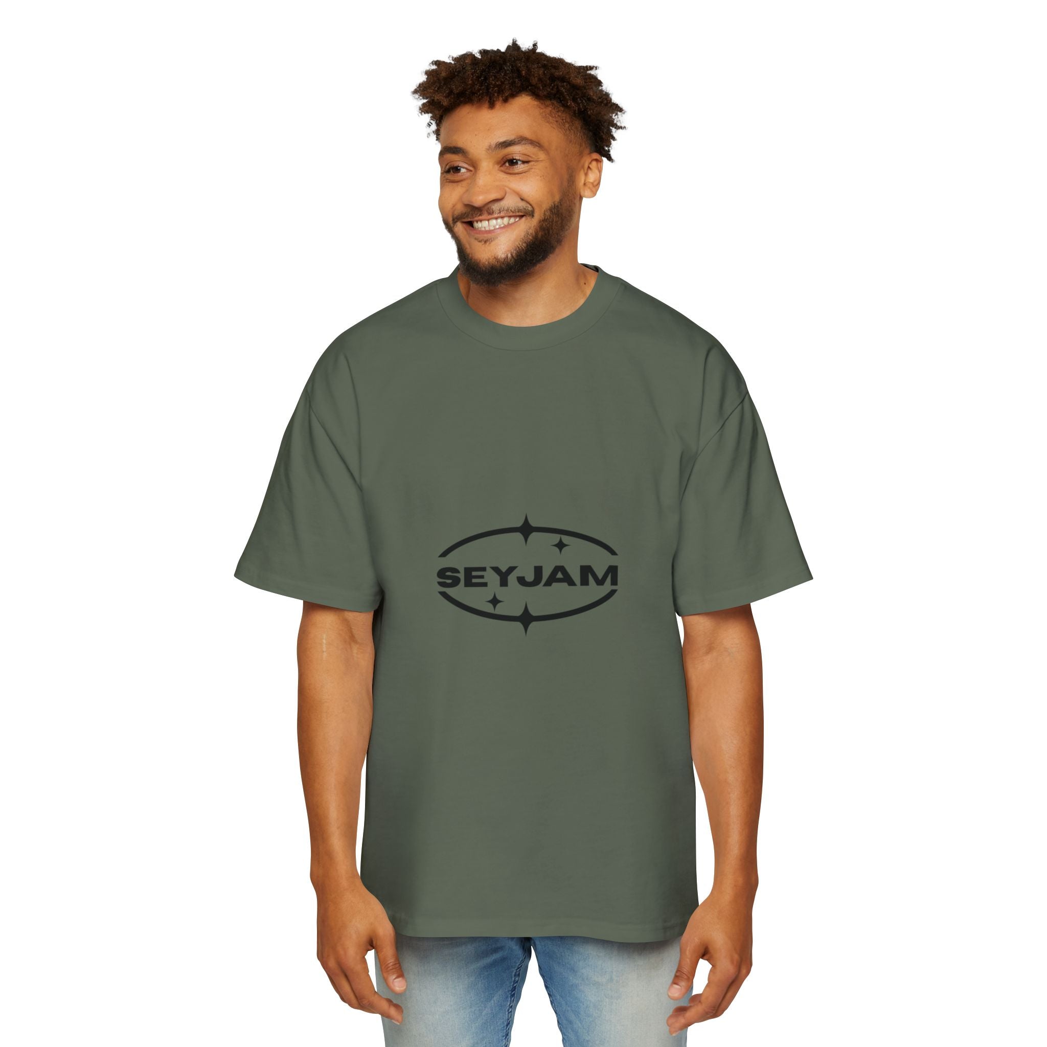 SEYJAM Oversized Wave Graphic Tee