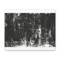 Grunge Black Texture Matte Canvas Print — Stretched 1.25"