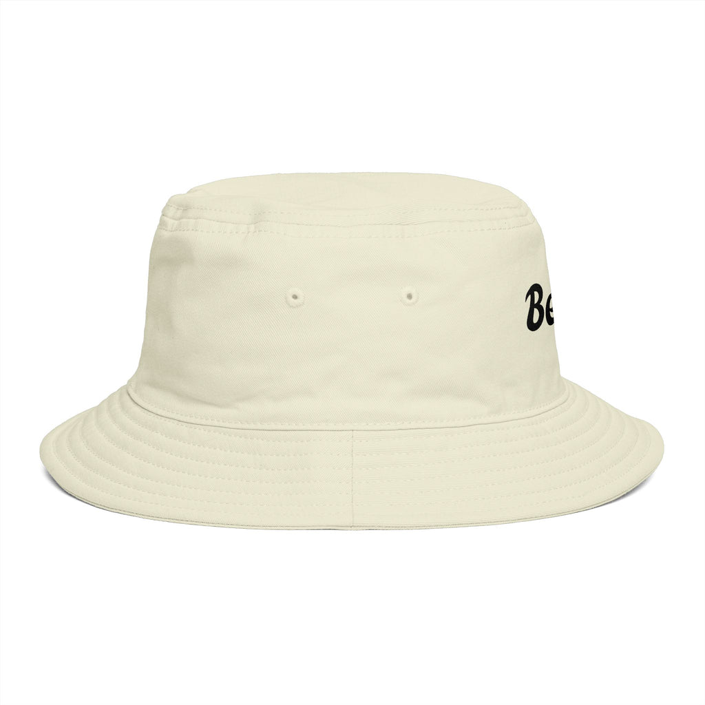 Beach Bucket Hat — Retro Script Summer Sun Hat