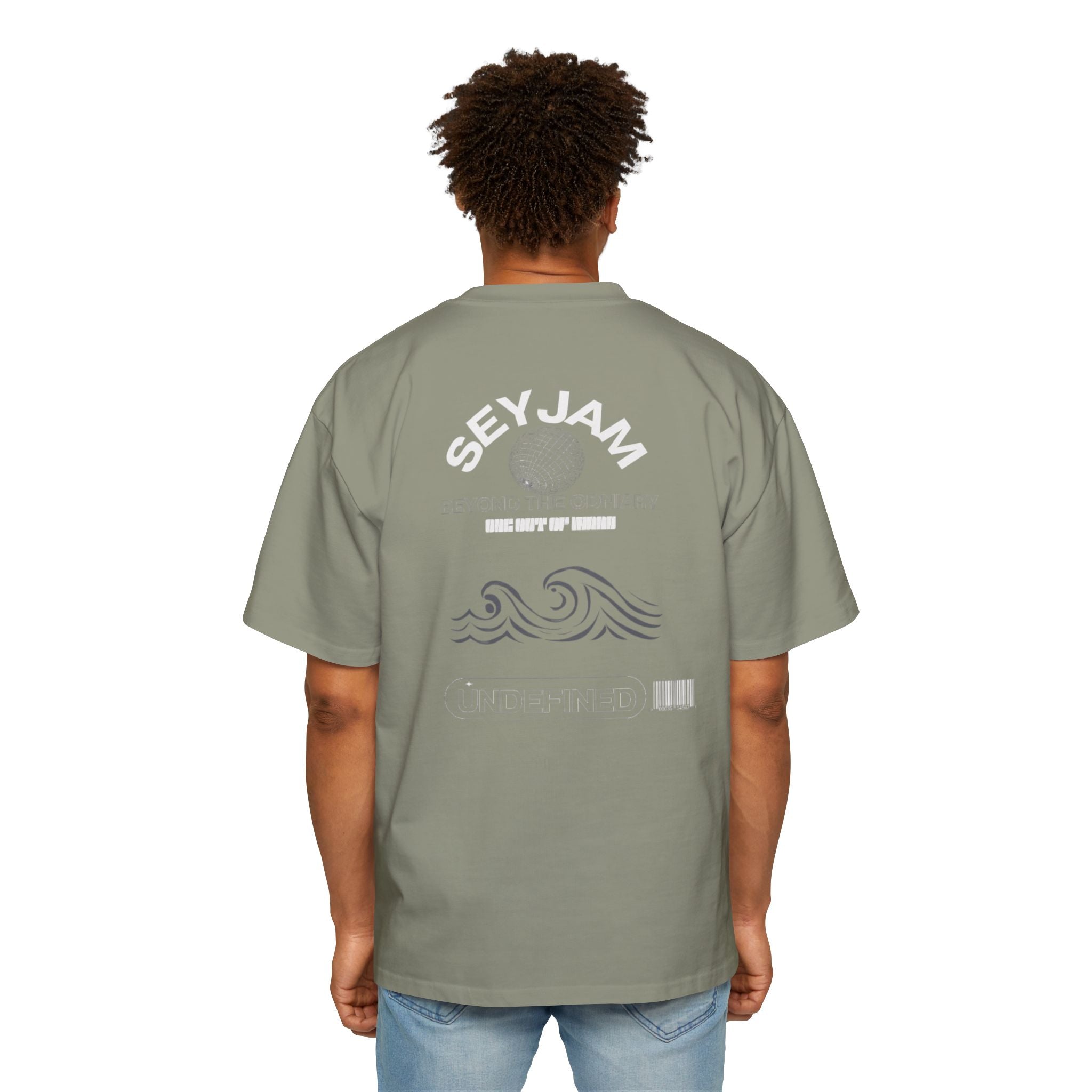 SEYJAM Oversized Wave Graphic Tee